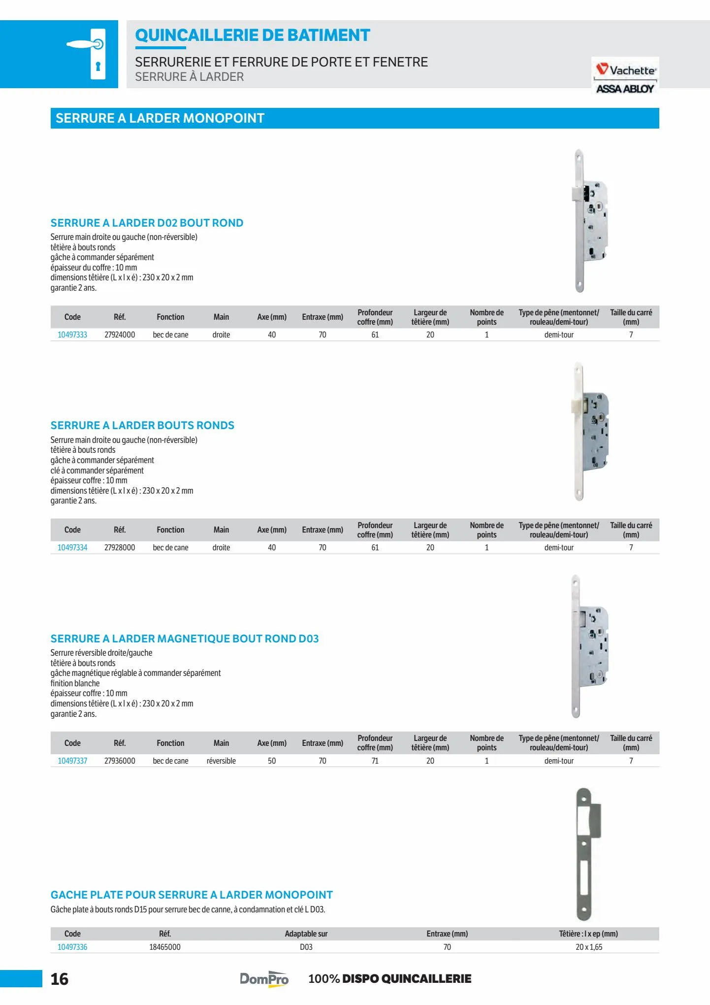 Catalogue 100% dispo quincaillerie, page 00016