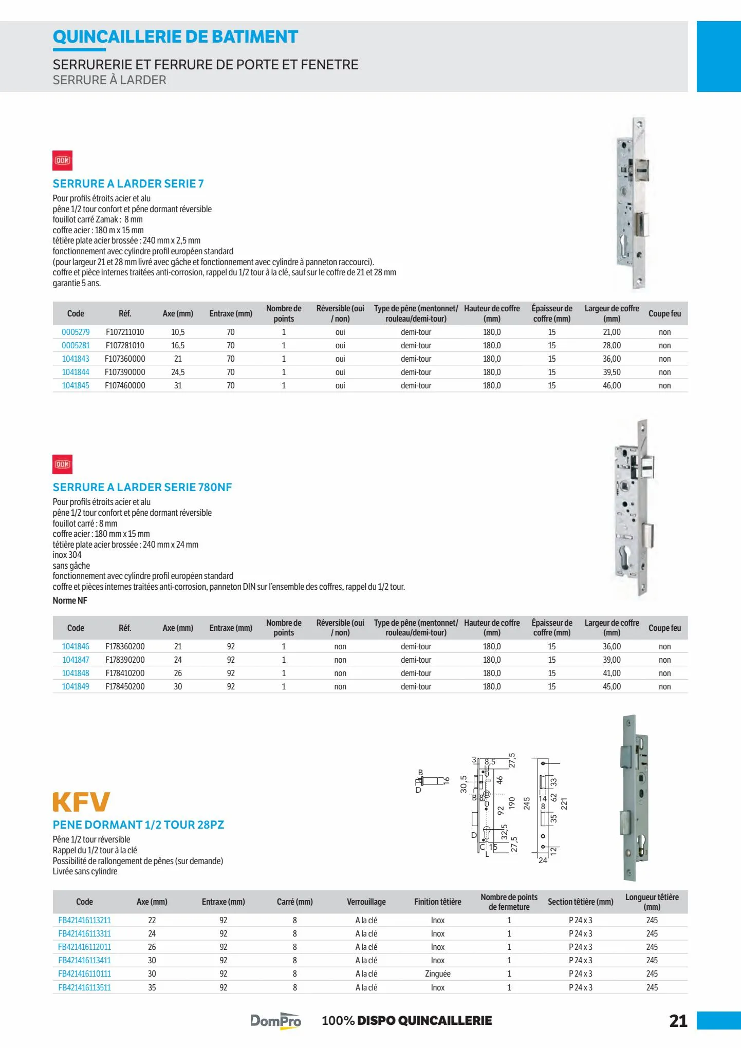 Catalogue 100% dispo quincaillerie, page 00021