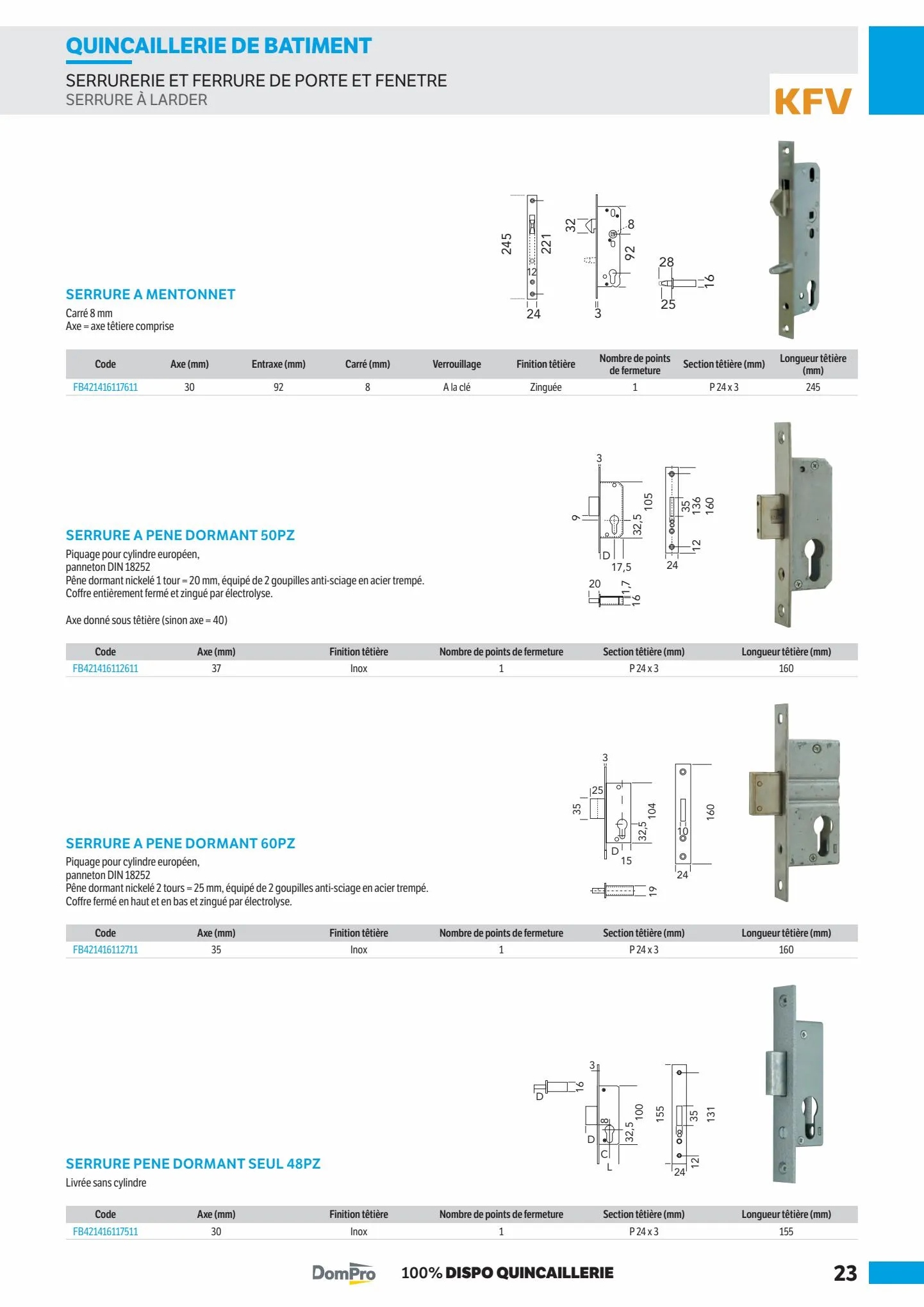 Catalogue 100% dispo quincaillerie, page 00023