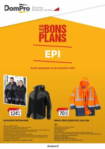 BON PLAN EPI AUTOMNE HIVER 2022