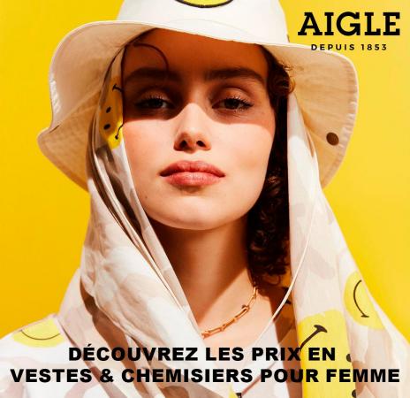 Catalogue Aigle | Découvrez les prix en Vestes & Chemisiers pour femme | 07/05/2022 - 23/05/2022