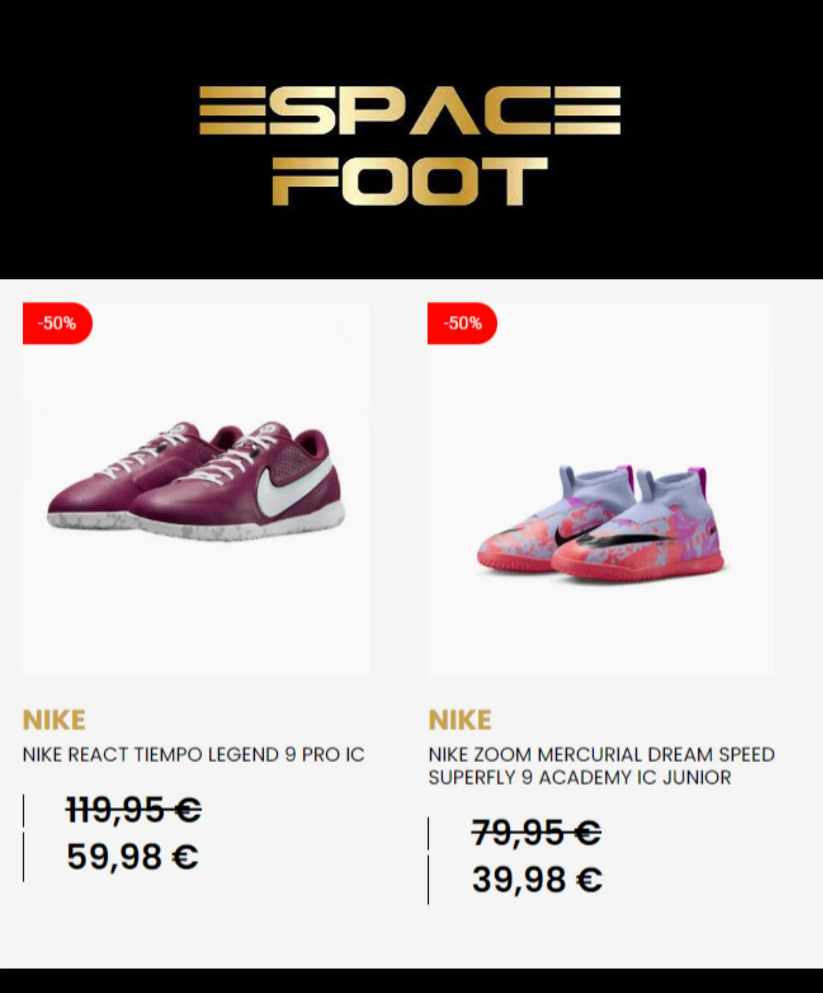 Catalogue Promo Espace Foot!, page 00002