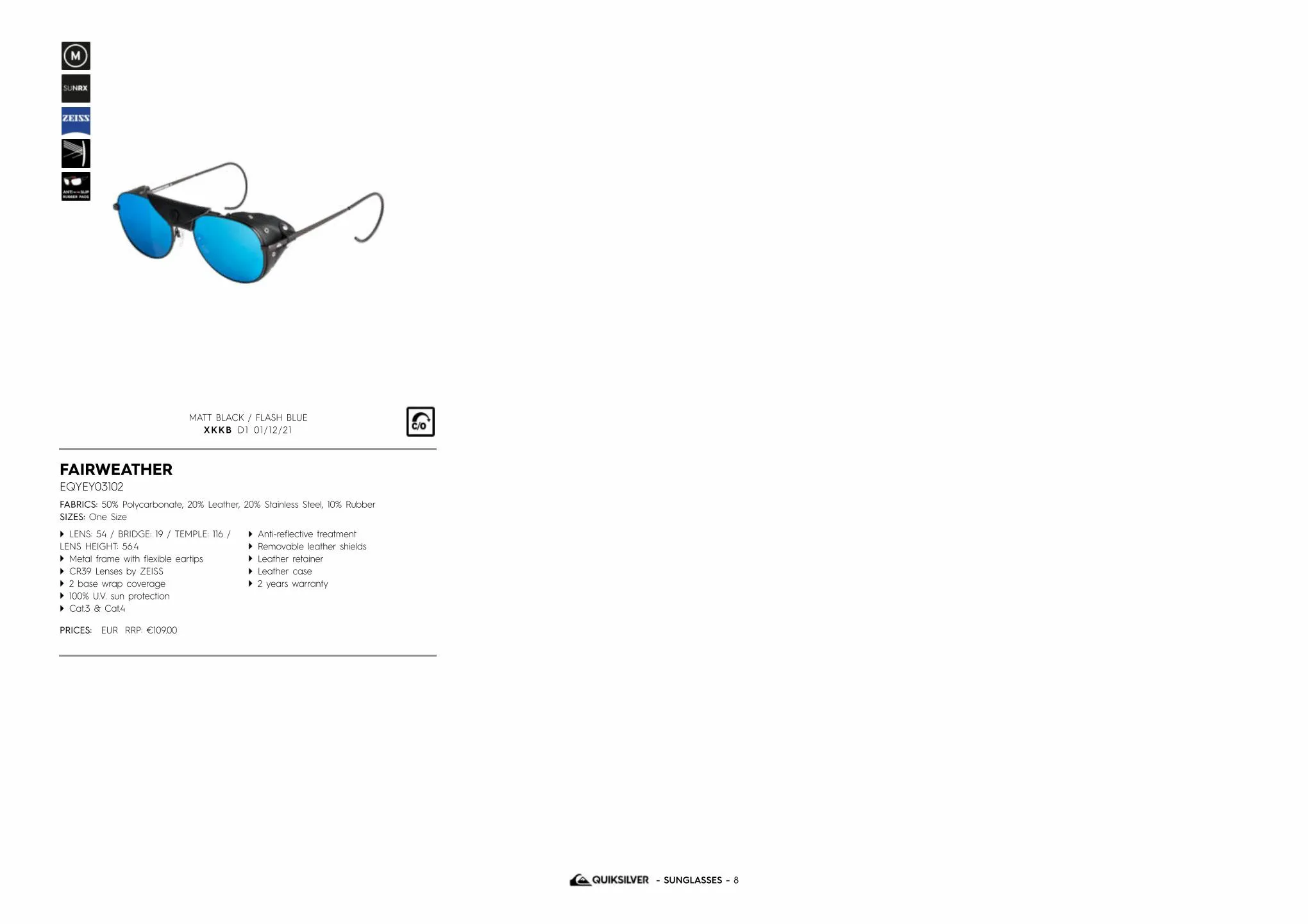 Catalogue EMEA Quiksilver Sunglasses, page 00008