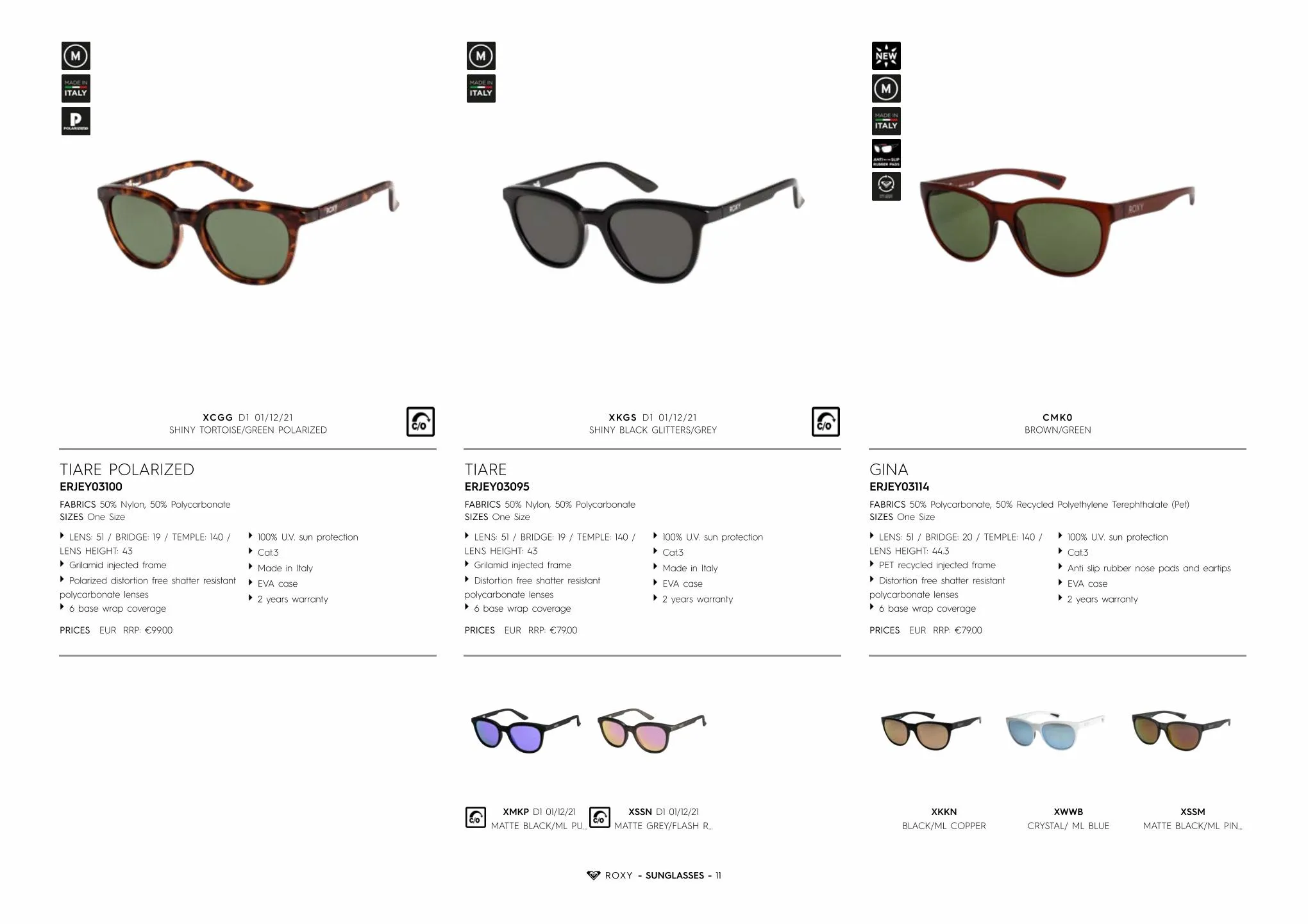 Catalogue EMEA Roxy Sunglasses, page 00011