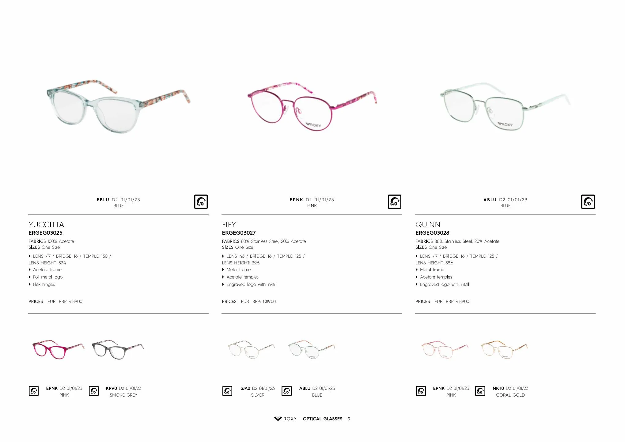 Catalogue Roxy optics, page 00015