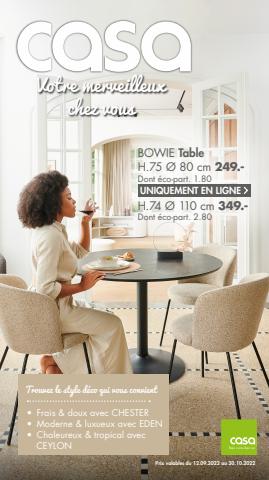 Catalogue Casa | Votre merveilleux chez vous | 29/09/2022 - 30/10/2022