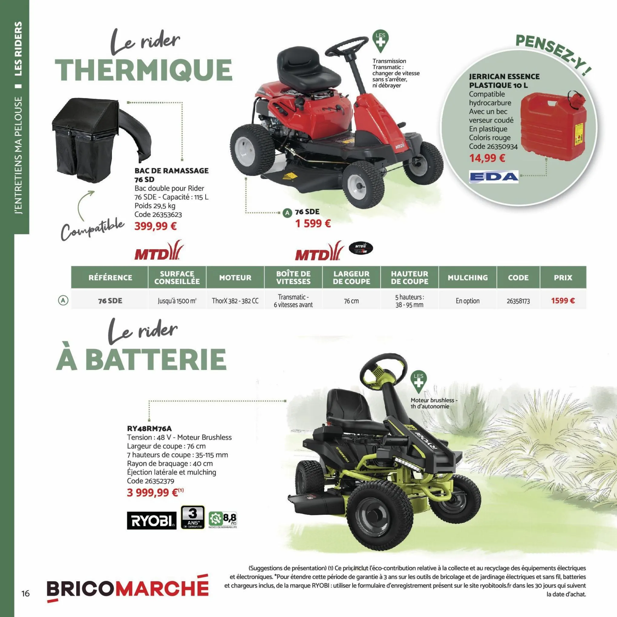Catalogue Guide jardin et motoculture, page 00016