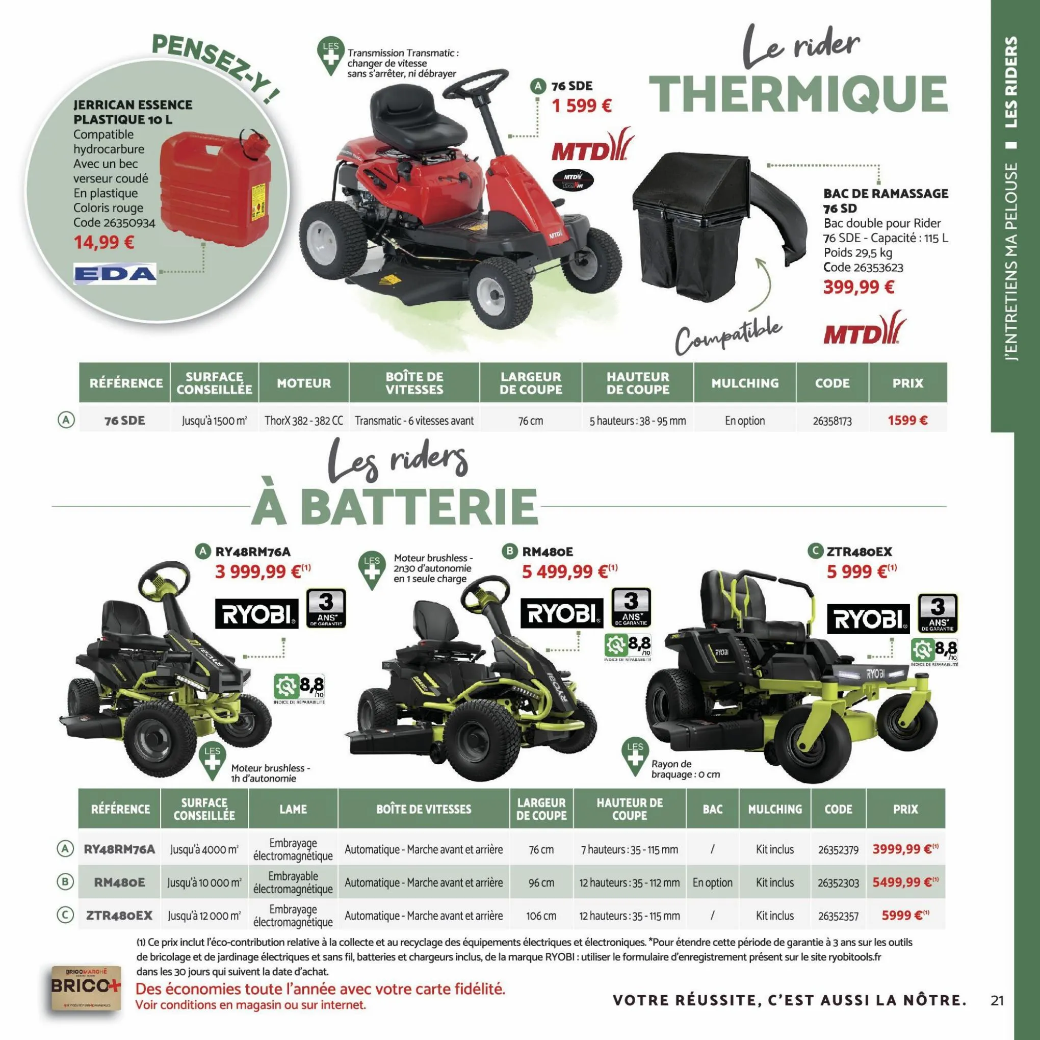 Catalogue Guide jardin et motoculture, page 00021