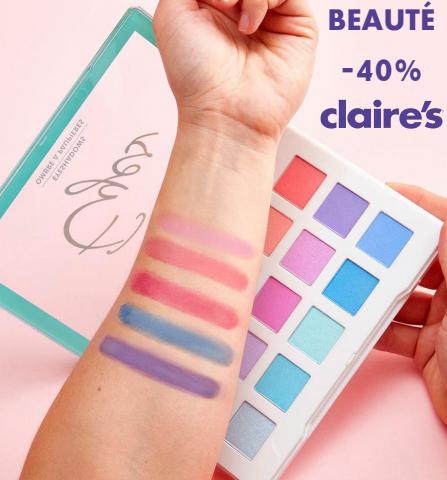 Catalogue Claire's | BEAUTÉ -40% | 06/05/2022 - 26/05/2022