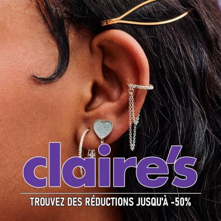 Catalogue Claire's | Trouvez des réductions jusqu'à -50% | 07/12/2022 - 21/12/2022