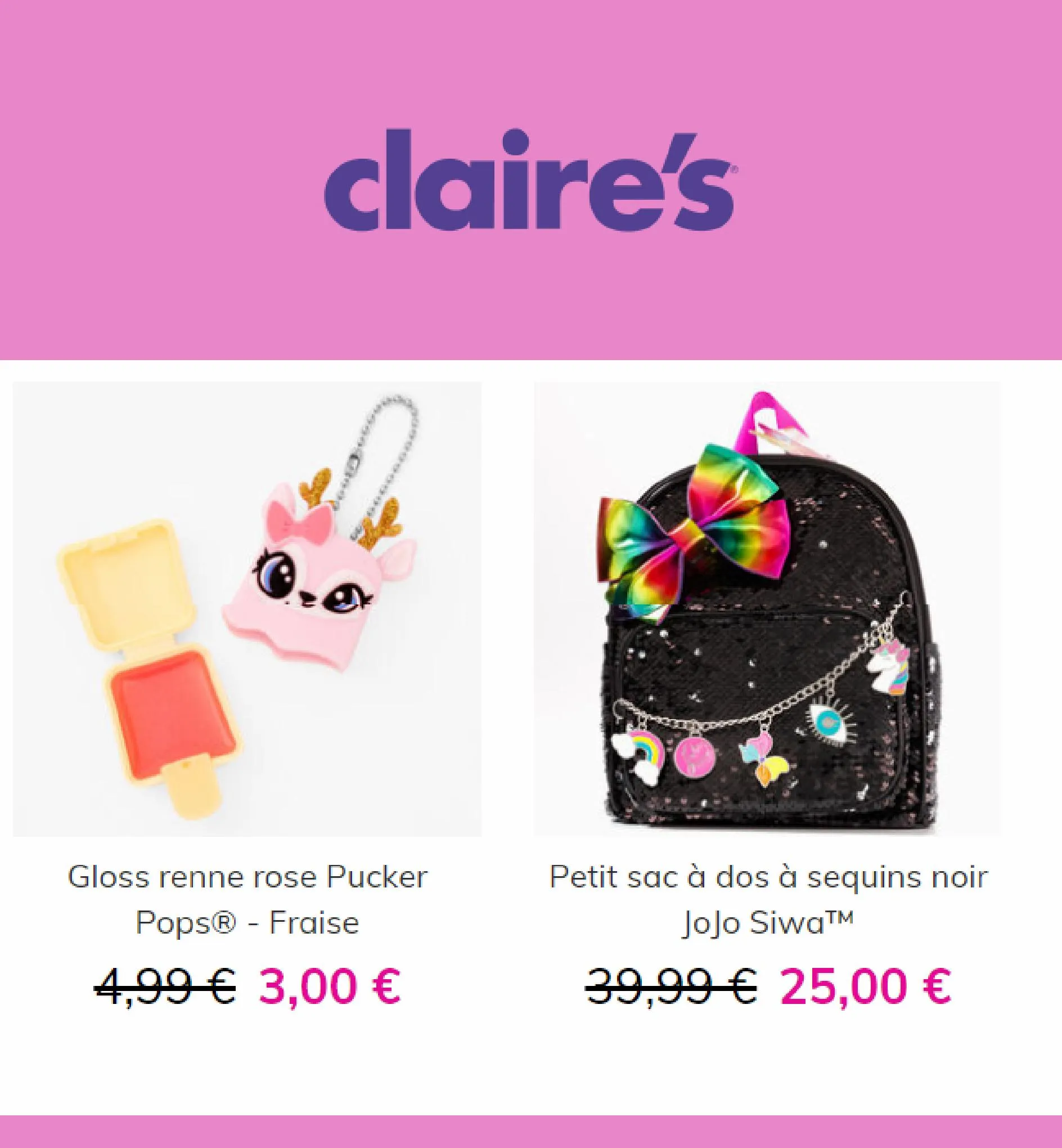 Catalogue Outlet Claire's!, page 00003