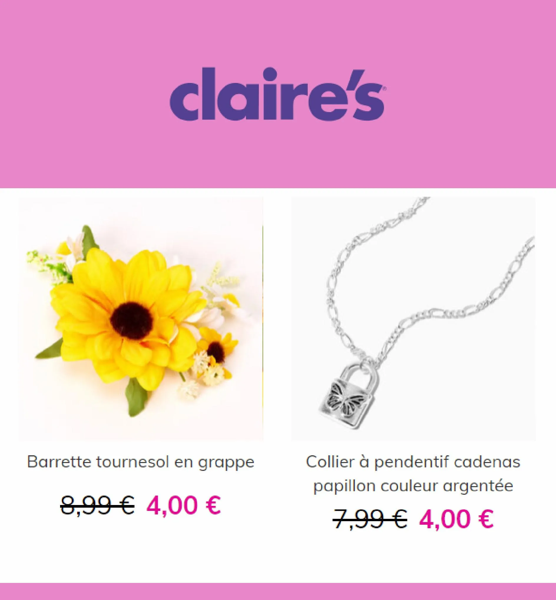 Catalogue Outlet Claire's!, page 00005