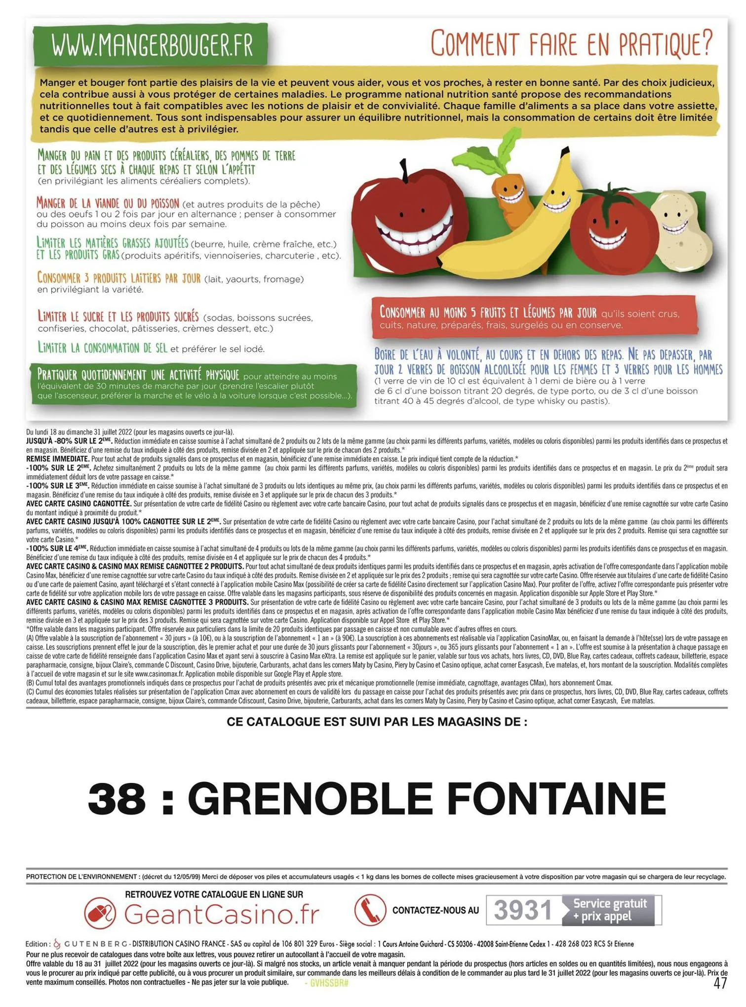 Catalogue Catalogue Géant Casino, page 00047