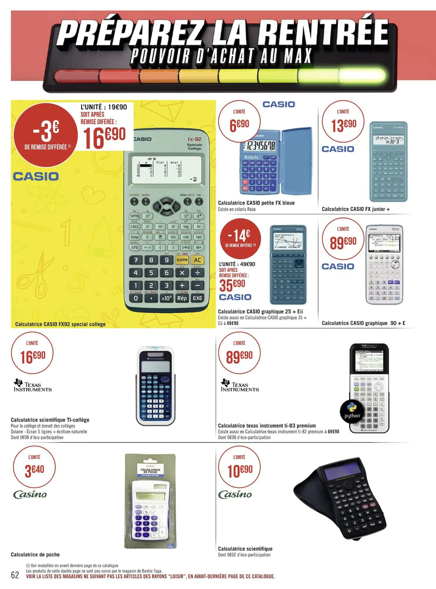 Catalogue Catalogue Géant Casino, page 00062