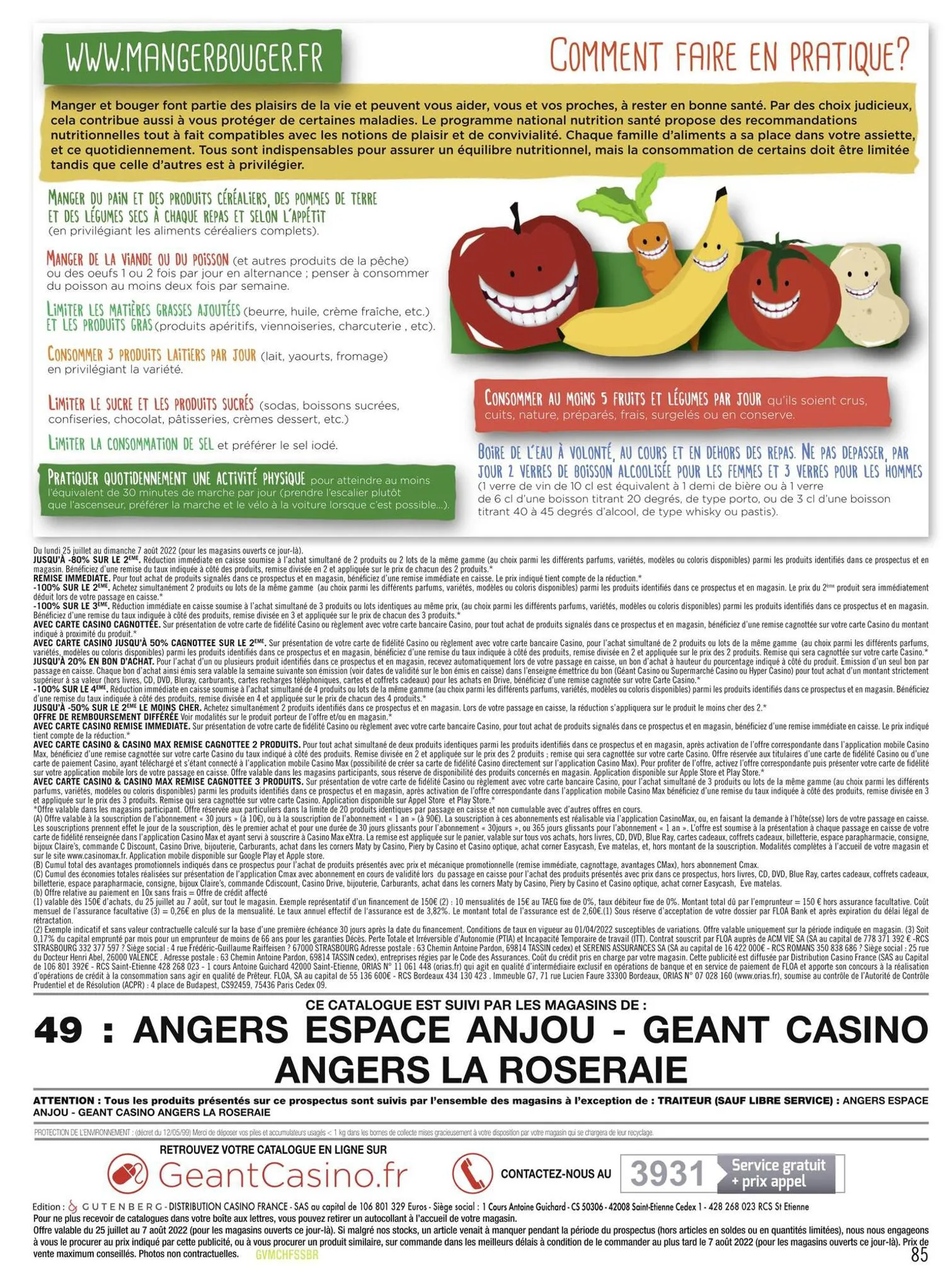 Catalogue Catalogue Géant Casino, page 00085