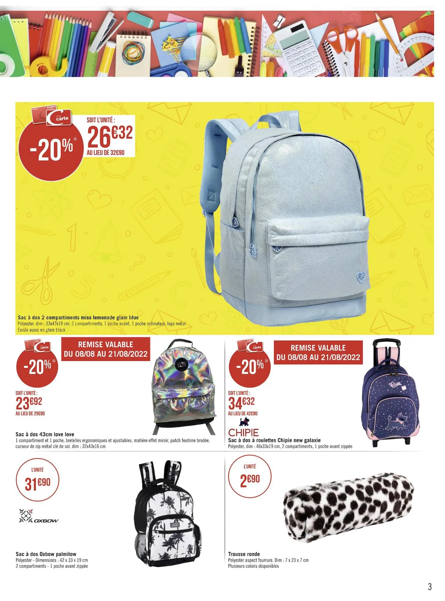 Catalogue Rentrée : pouvoir d'achat au max, page 00003