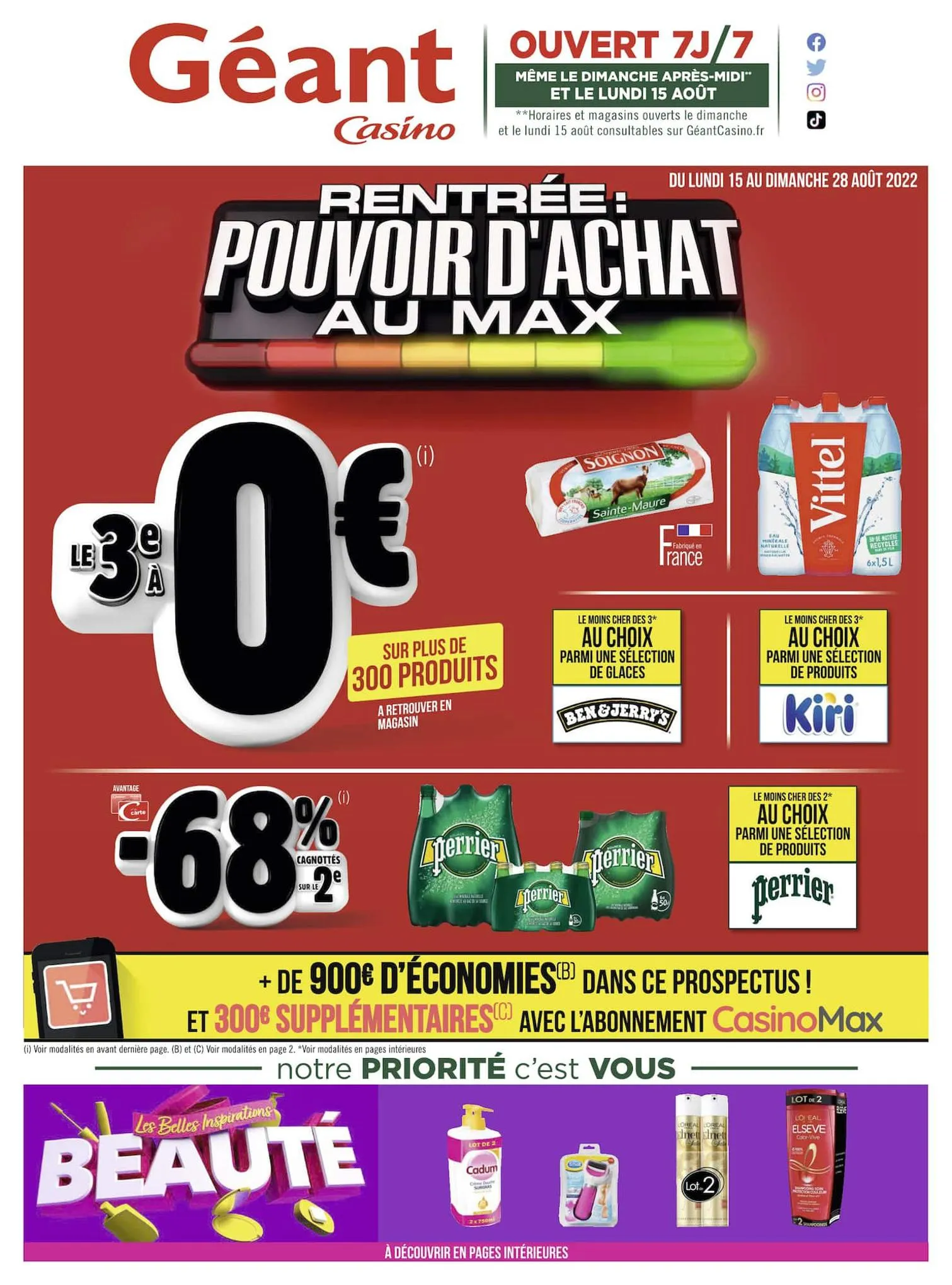 Catalogue Rentrée : pouvoir d'achat au max, page 00001