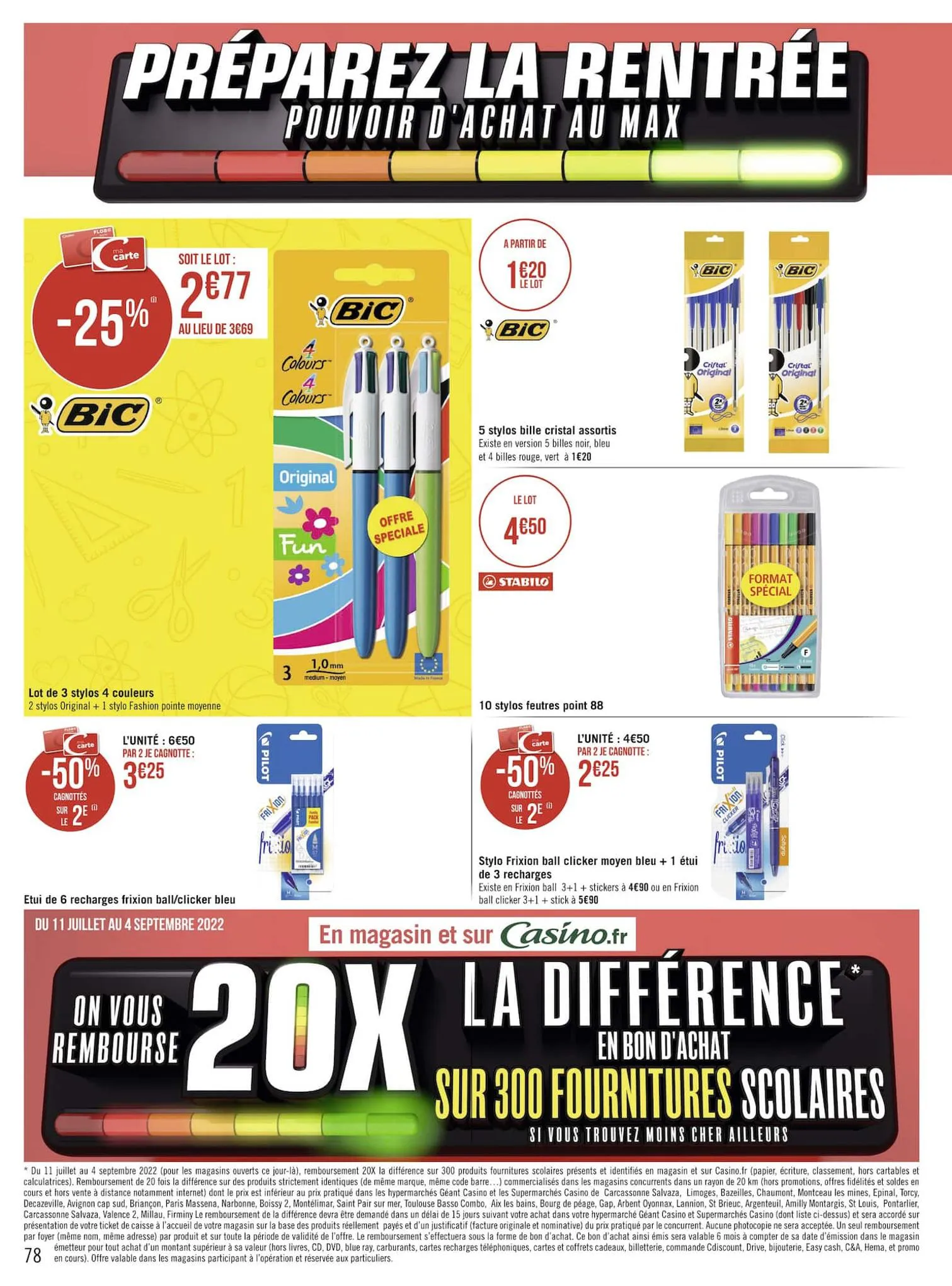 Catalogue Rentrée : pouvoir d'achat au max, page 00078