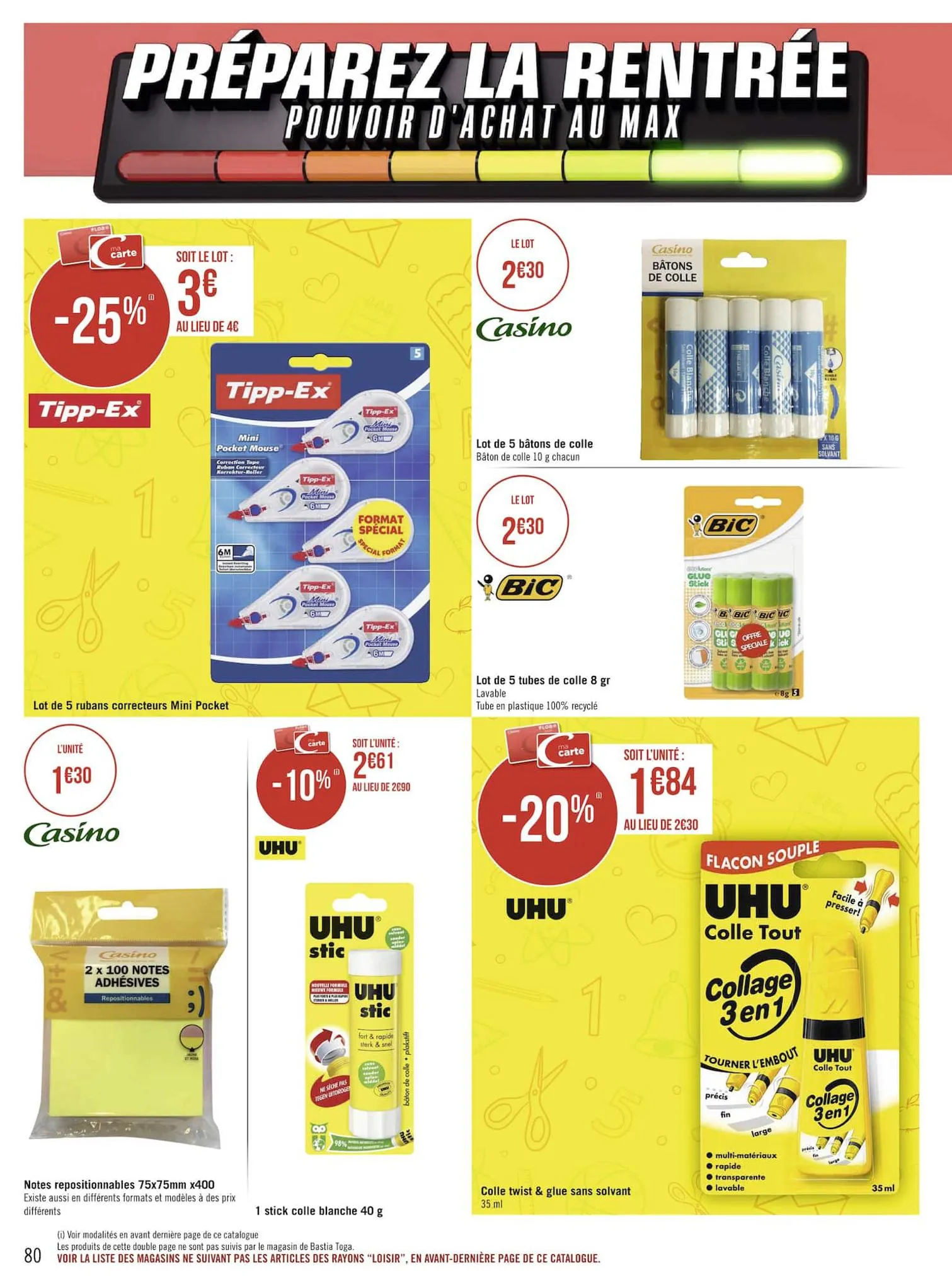 Catalogue Rentrée : pouvoir d'achat au max, page 00080