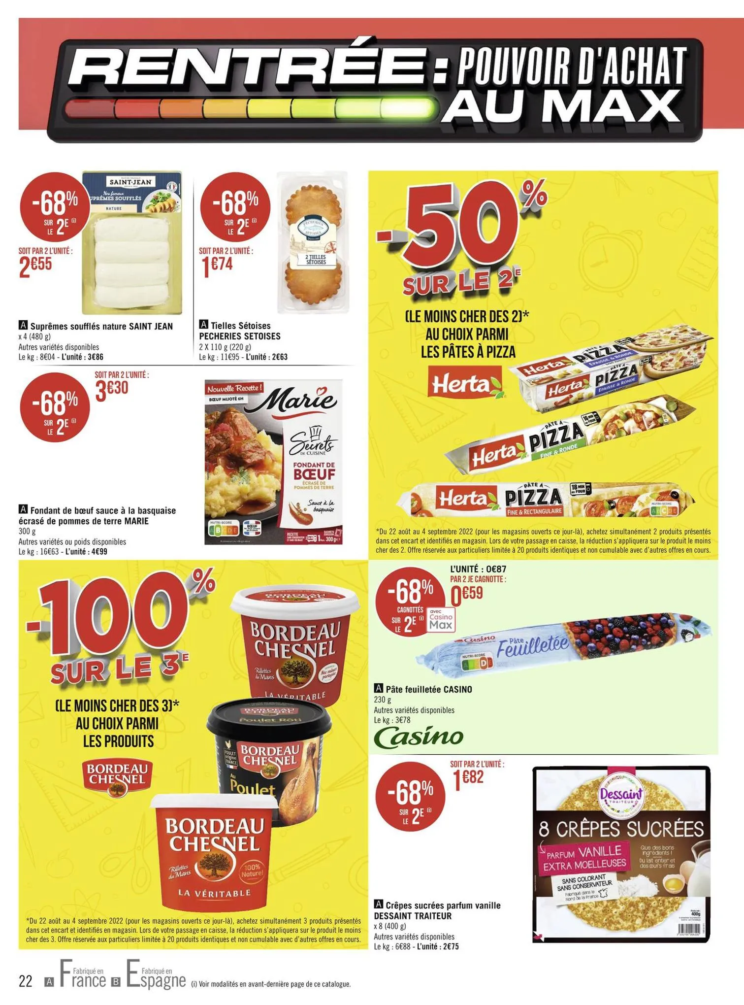 Catalogue Rentrée : pouvoir d'achat au max, page 00022