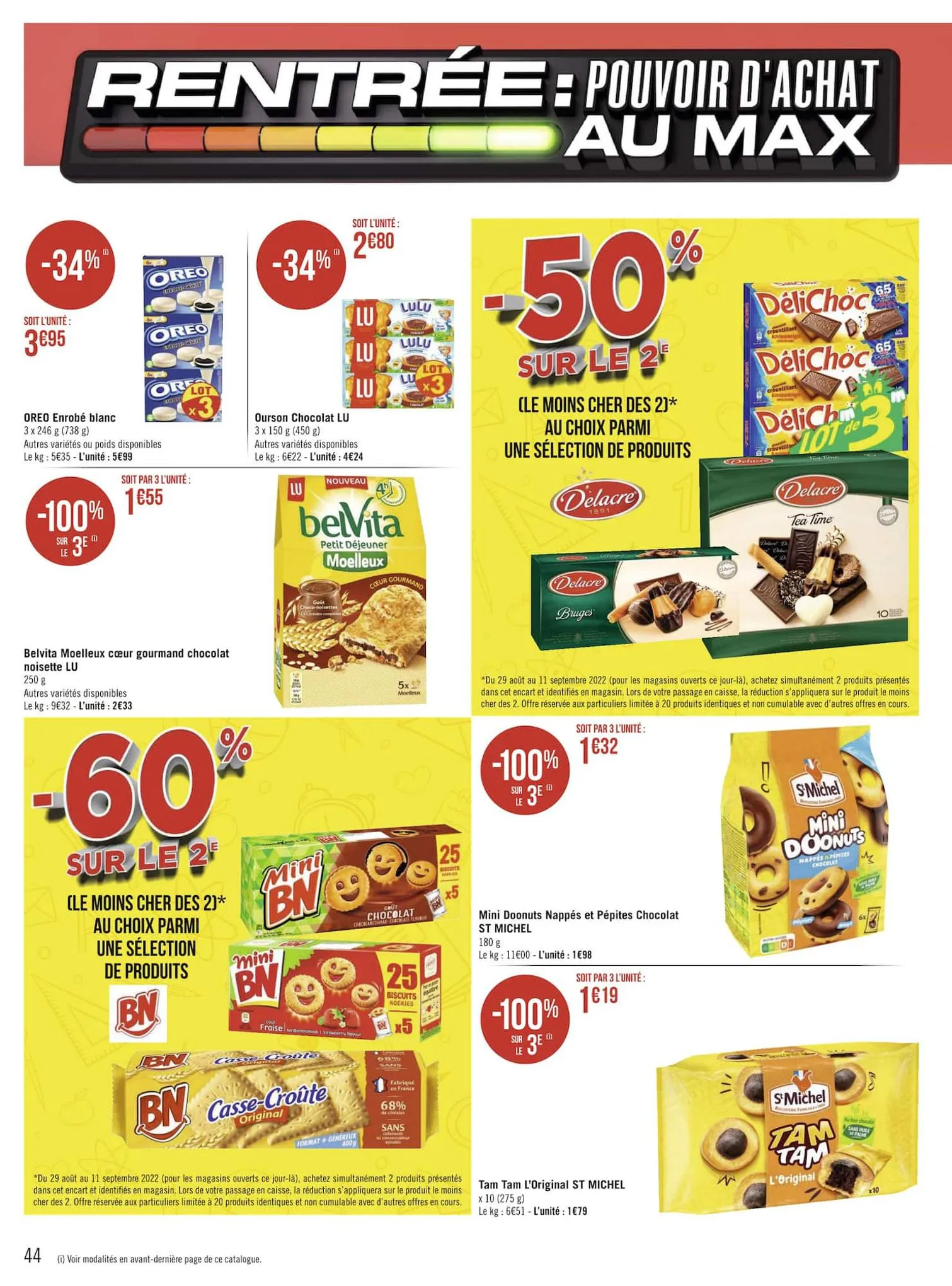 Catalogue Rentrée : pouvoir d'achat au max, page 00044