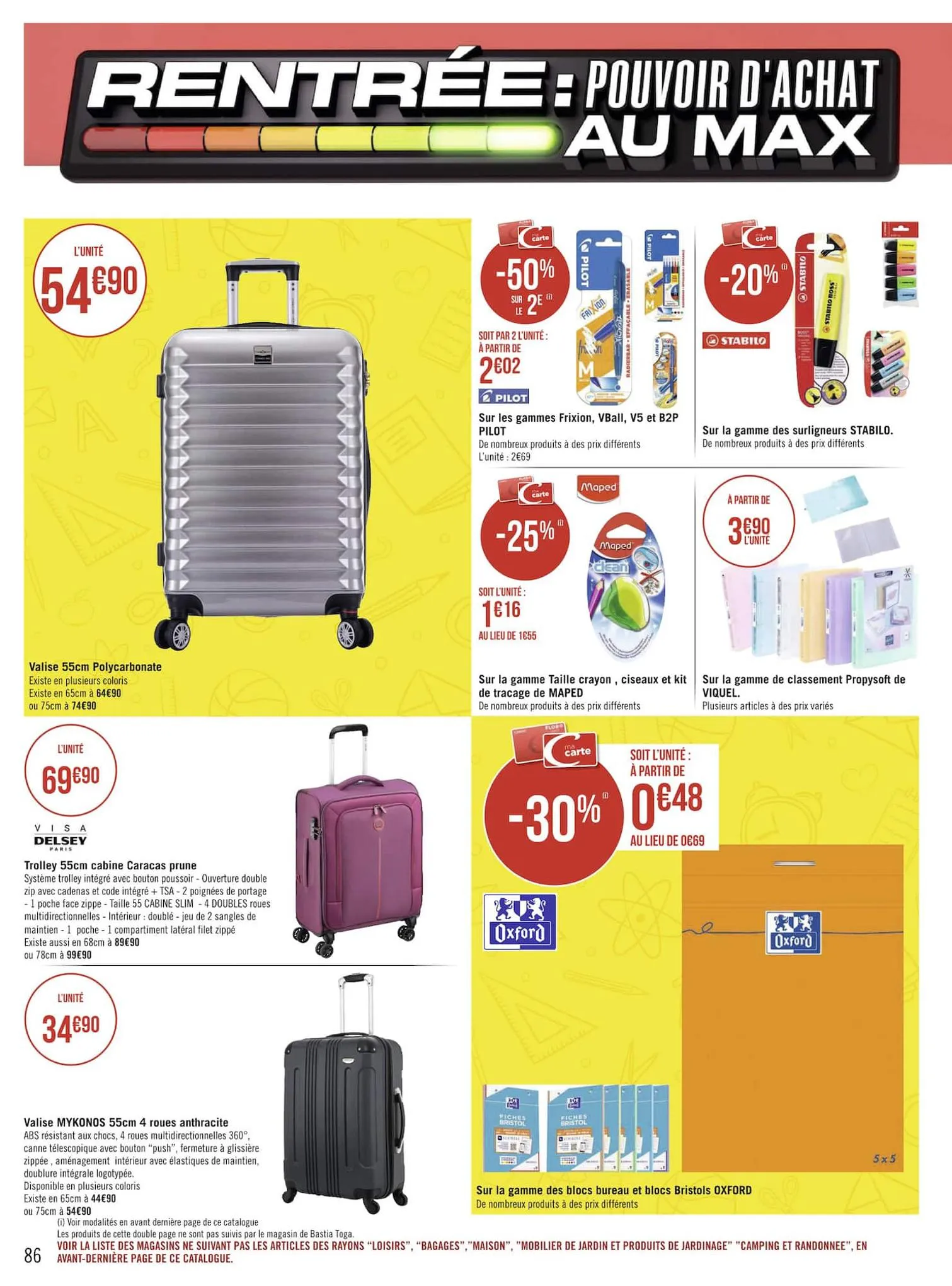 Catalogue Rentrée : pouvoir d'achat au max, page 00086