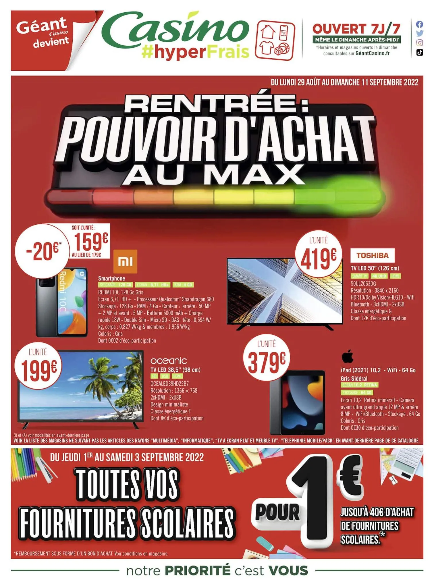 Catalogue Rentrée : pouvoir d'achat au max, page 00099