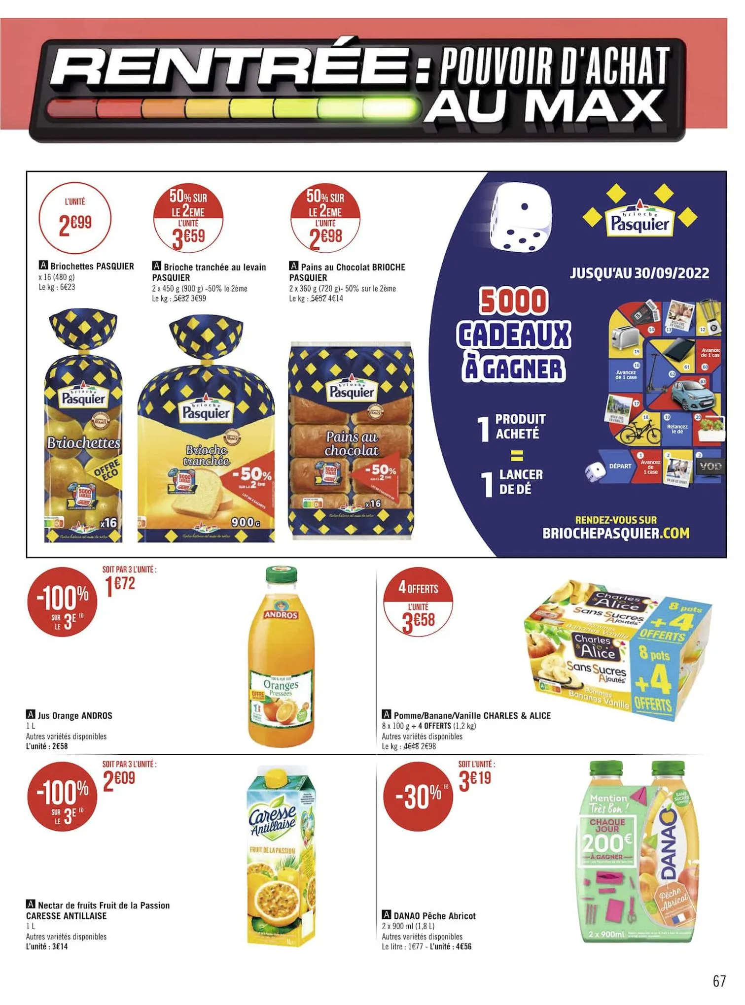 Catalogue Rentrée : pouvoir d'achat au max, page 00067