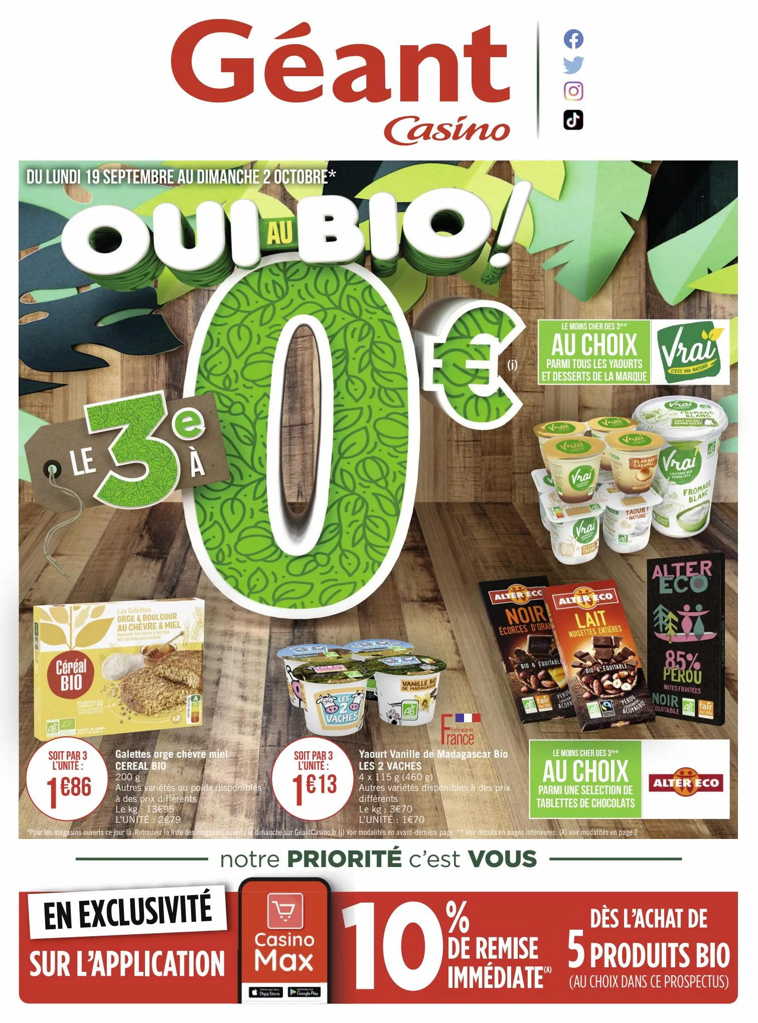 Catalogue Oui au bio !, page 00001