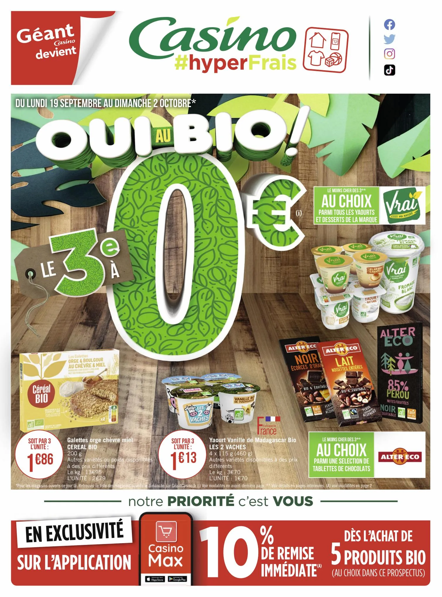 Catalogue Oui au bio !, page 00001