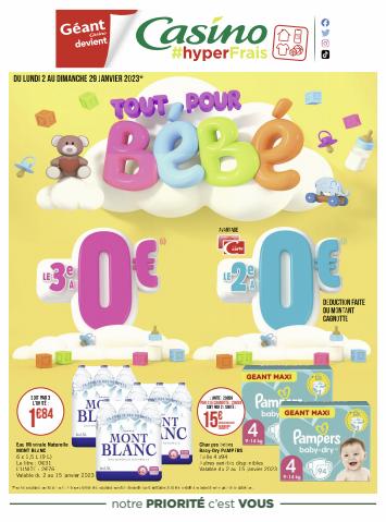 Catalogue Géant Casino à Marseille | Tout pour bébé | 01/01/2023 - 29/01/2023