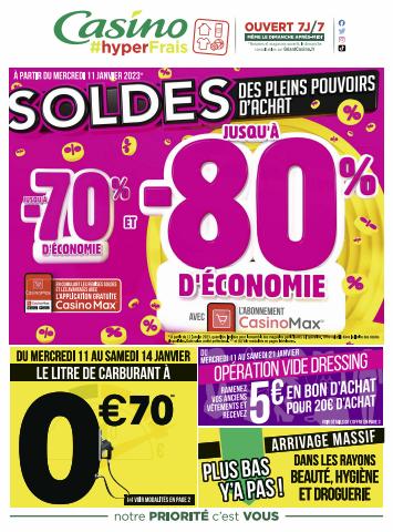 Catalogue Géant Casino à Bordeaux | Soldes des pleins pouvoirs d'achat | 10/01/2023 - 06/02/2023