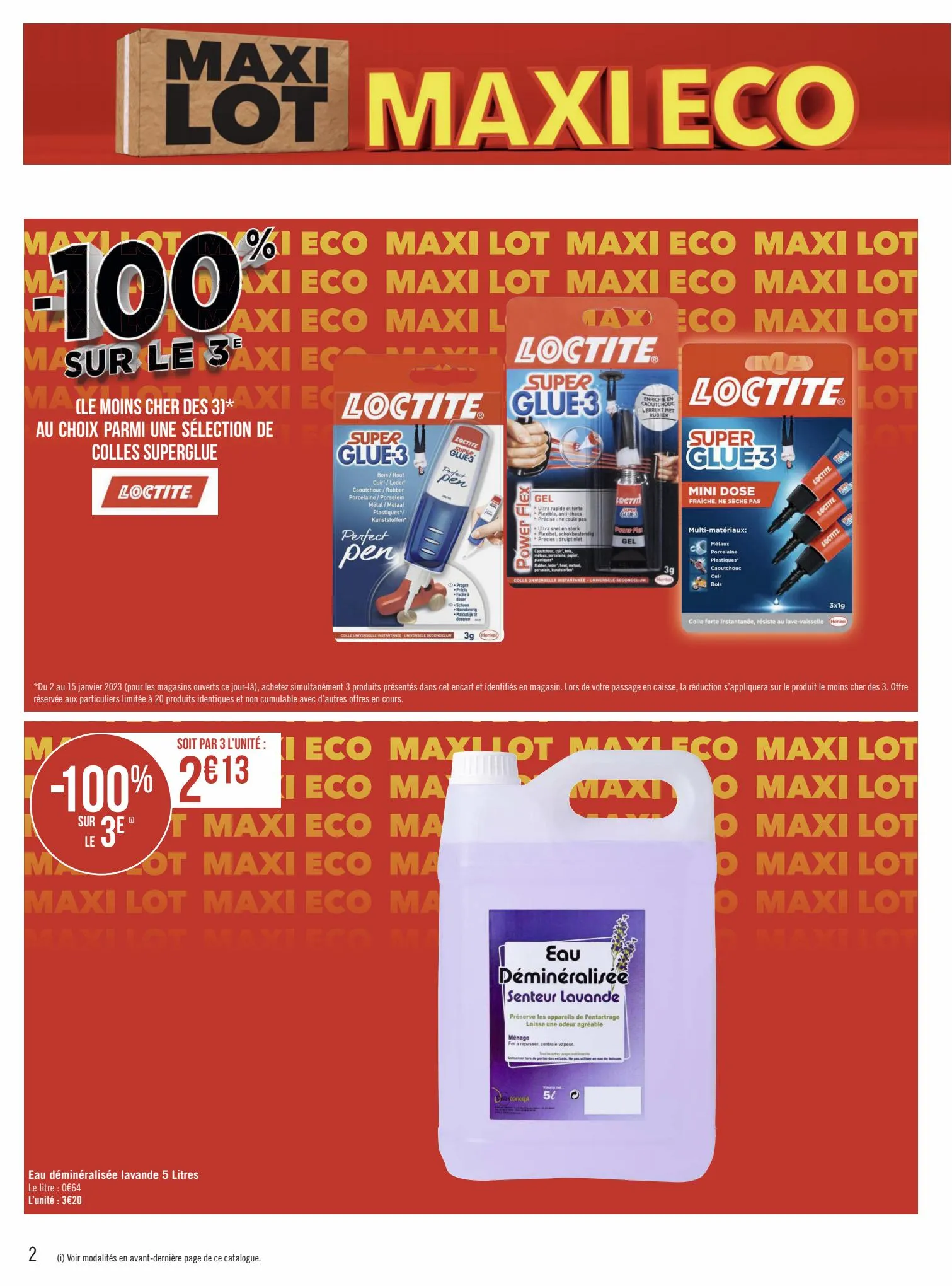 Catalogue MAXI LOT MAXI ECO, page 00002