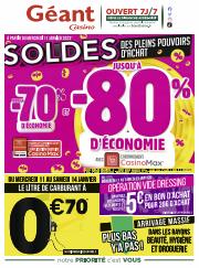 Catalogue Géant Casino à Montpellier | Soldes des pleins pouvoirs d'achat | 10/01/2023 - 06/02/2023