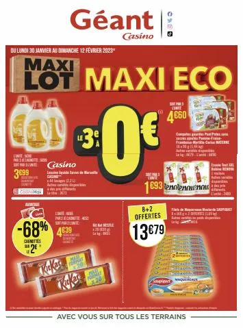 Maxi lot, maxi éco