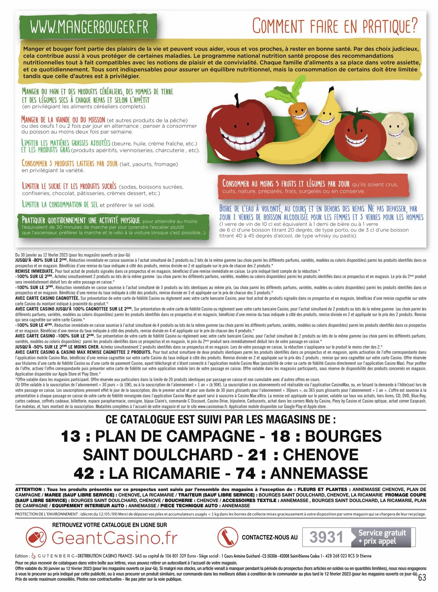 Catalogue Catalogue Géant Casino, page 00063