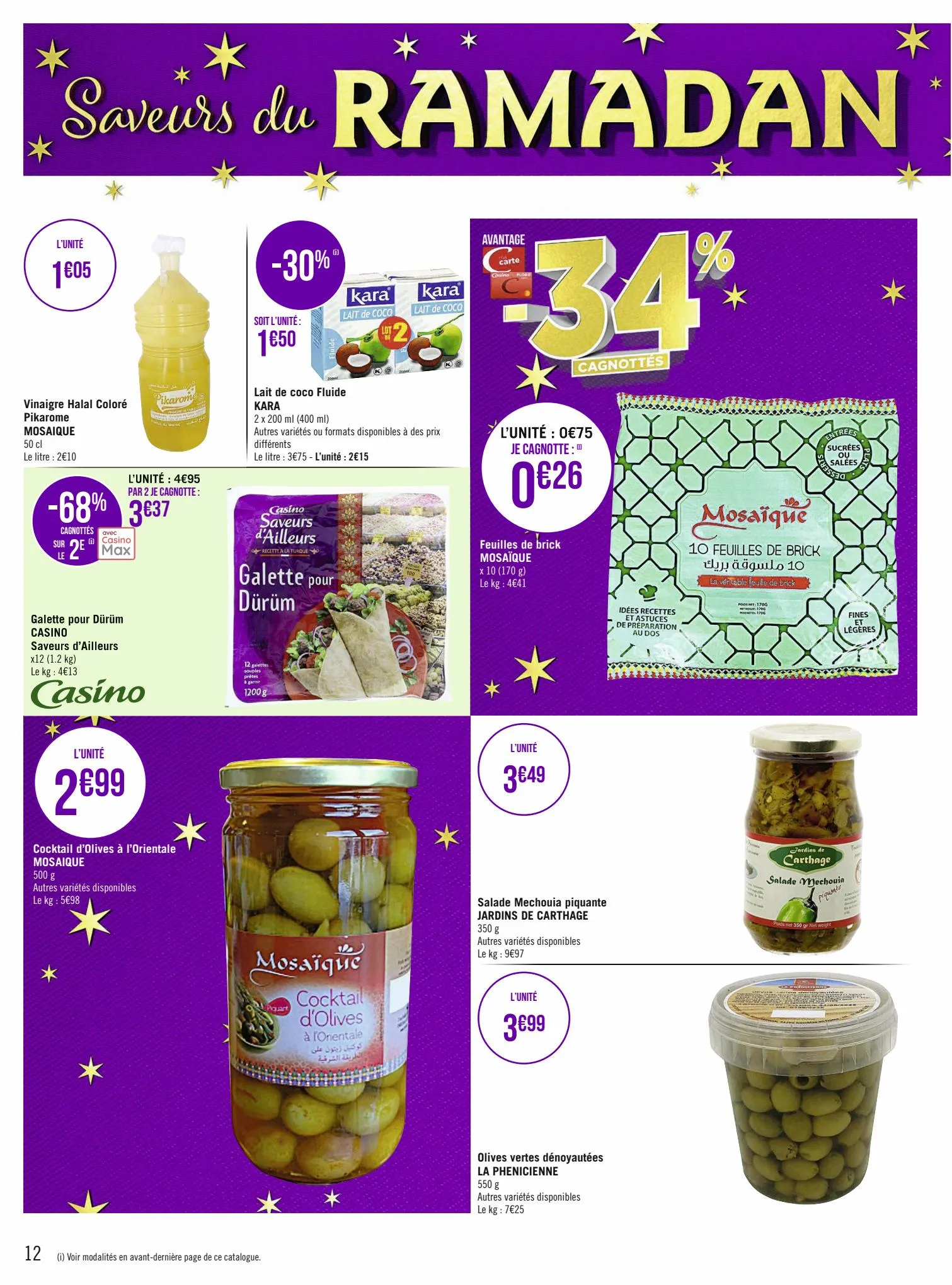 Catalogue Saveurs du RAMADAN, page 00012