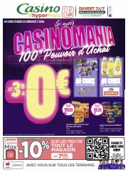 Catalogue Géant Casino à Clermont-Ferrand | le mois CASINOMANIA 100% Pouvoir d'Achat | 19/03/2023 - 02/04/2023