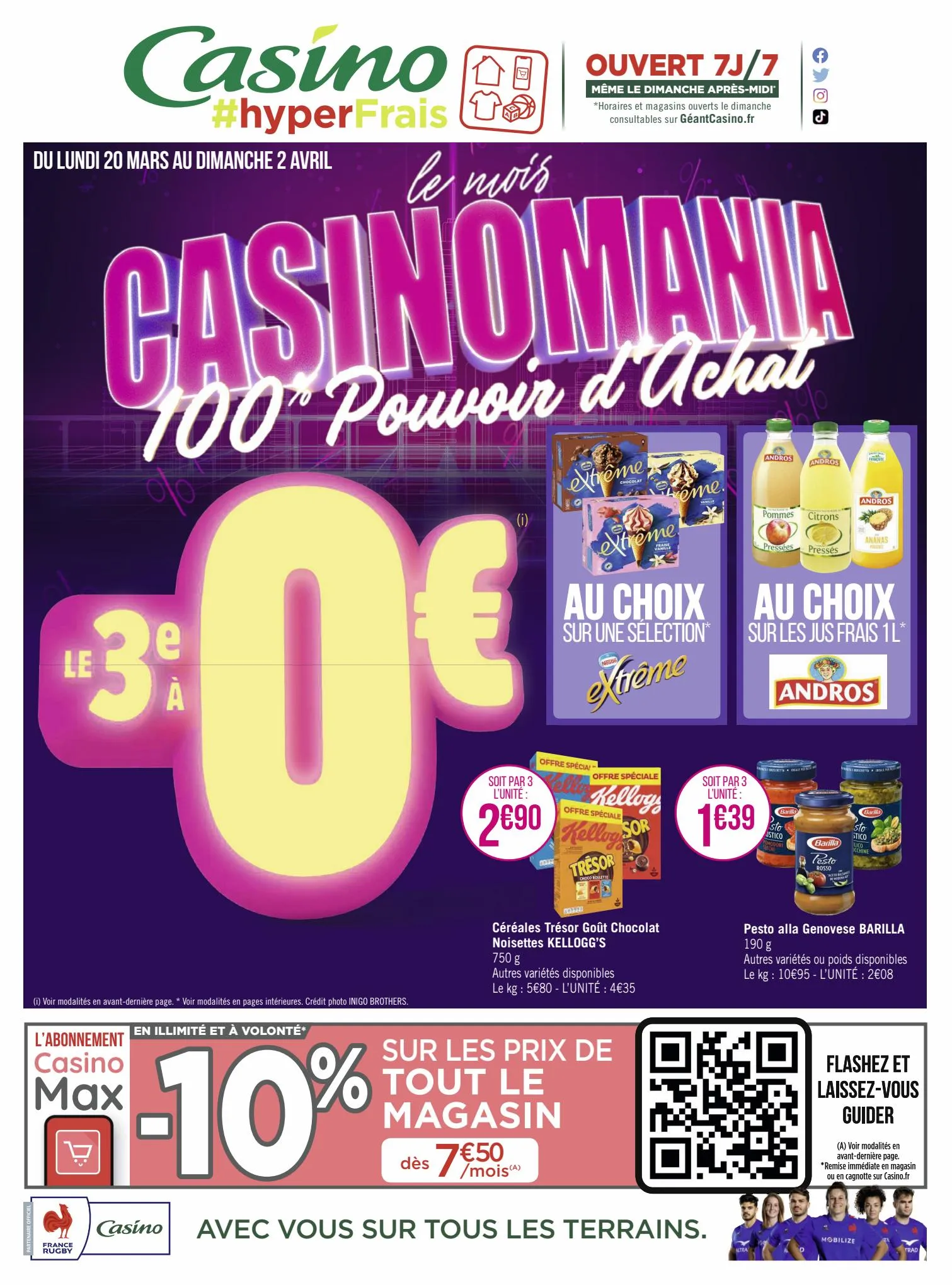 Catalogue le mois CASINOMANIA 100% Pouvoir d'Achat, page 00001