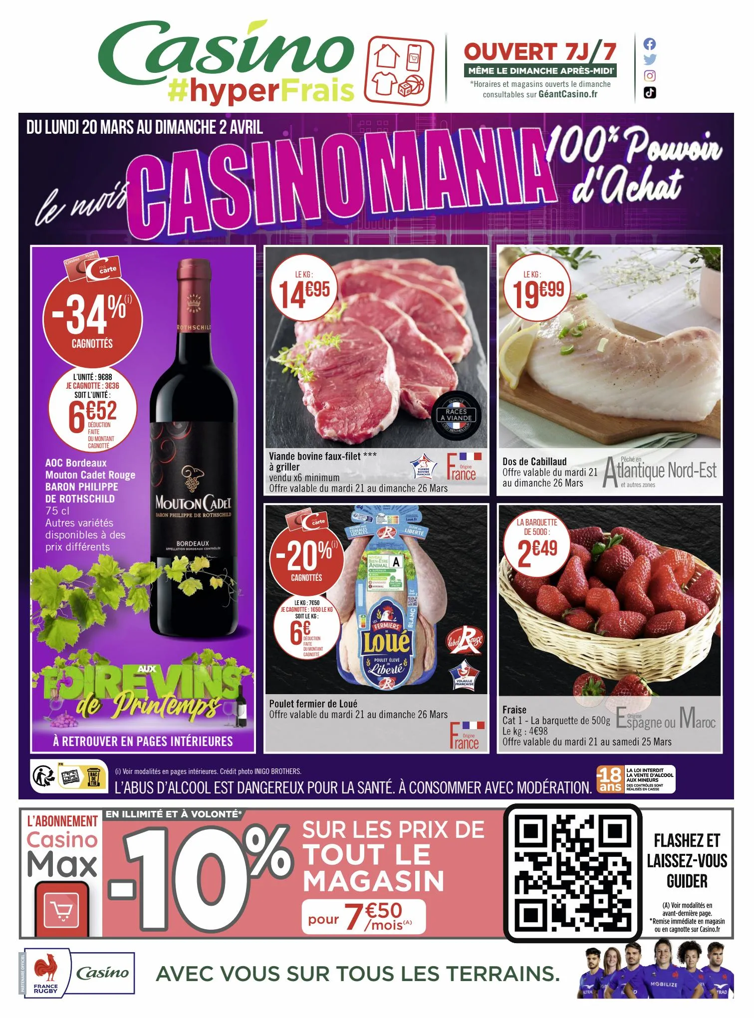 Catalogue le mois CASINOMANIA 100% Pouvoir d'Achat, page 00050