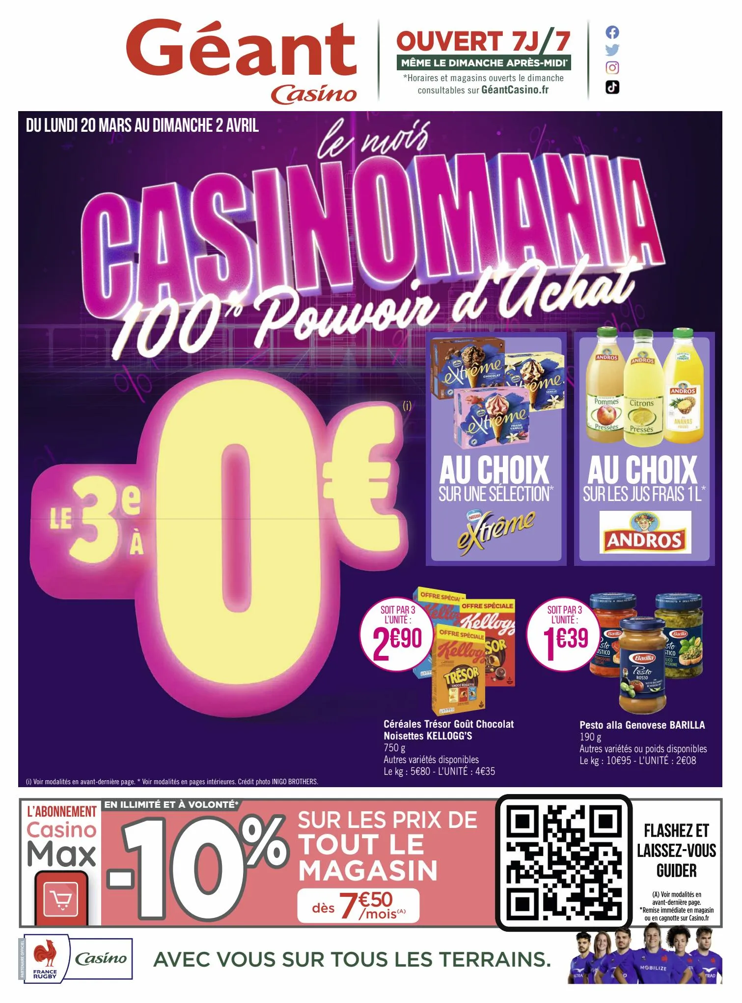 Catalogue le mois CASINOMANIA 100% Pouvoir d'Achat, page 00001