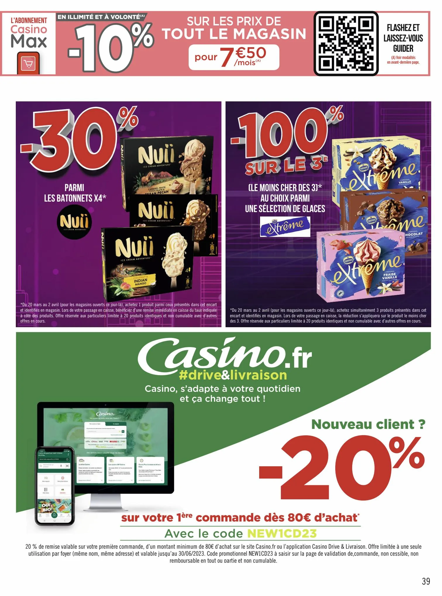 Catalogue le mois CASINOMANIA 100% Pouvoir d'Achat, page 00039