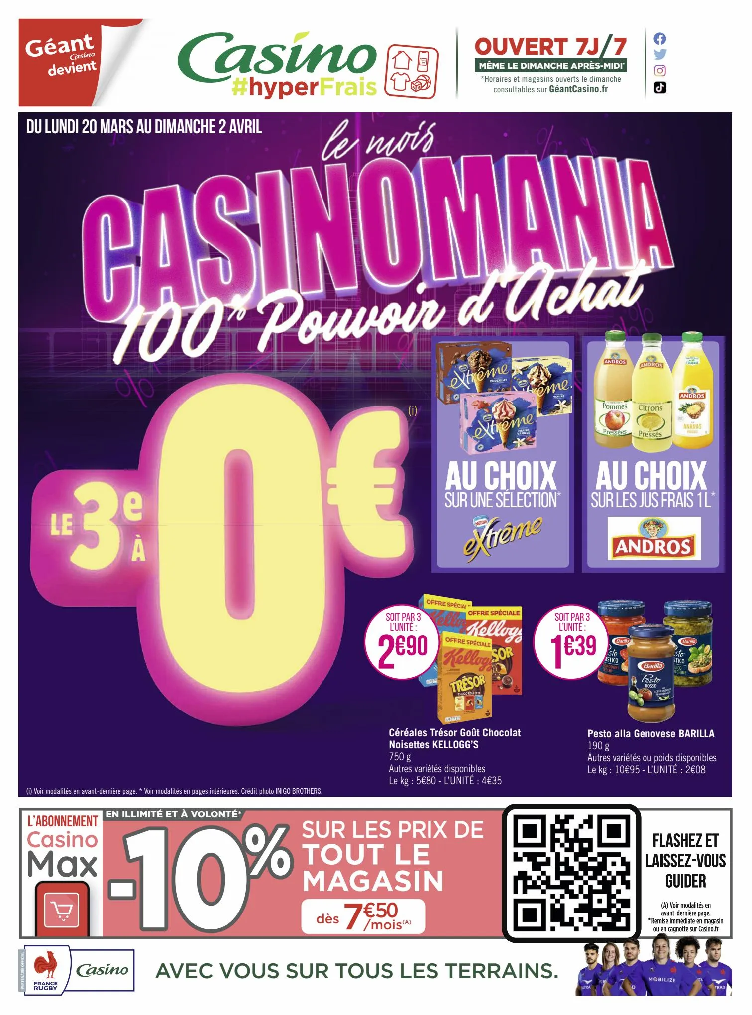 Catalogue le mois CASINOMANIA 100% Pouvoir d'Achat, page 00001