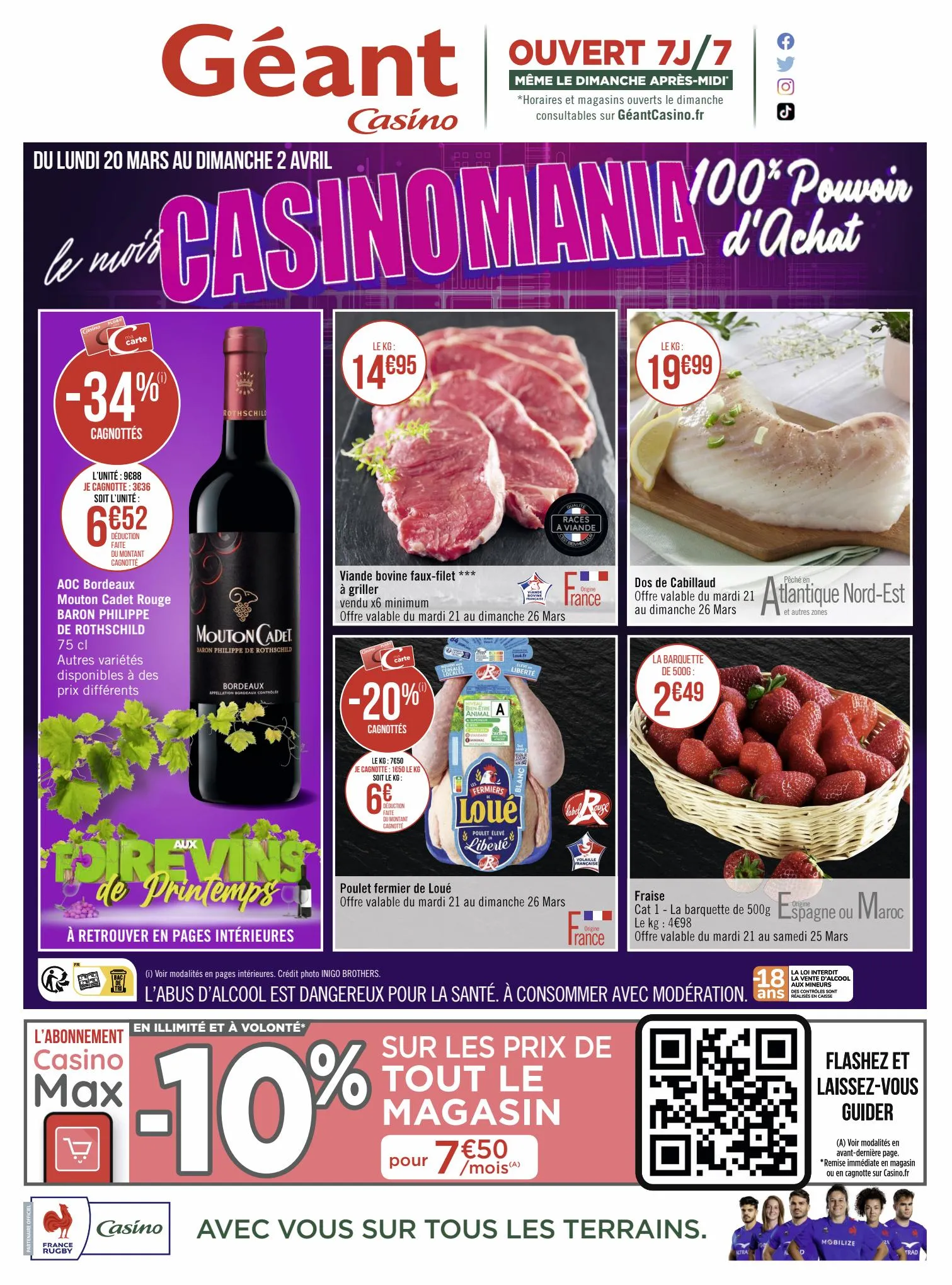 Catalogue le mois CASINOMANIA 100% Pouvoir d'Achat, page 00050