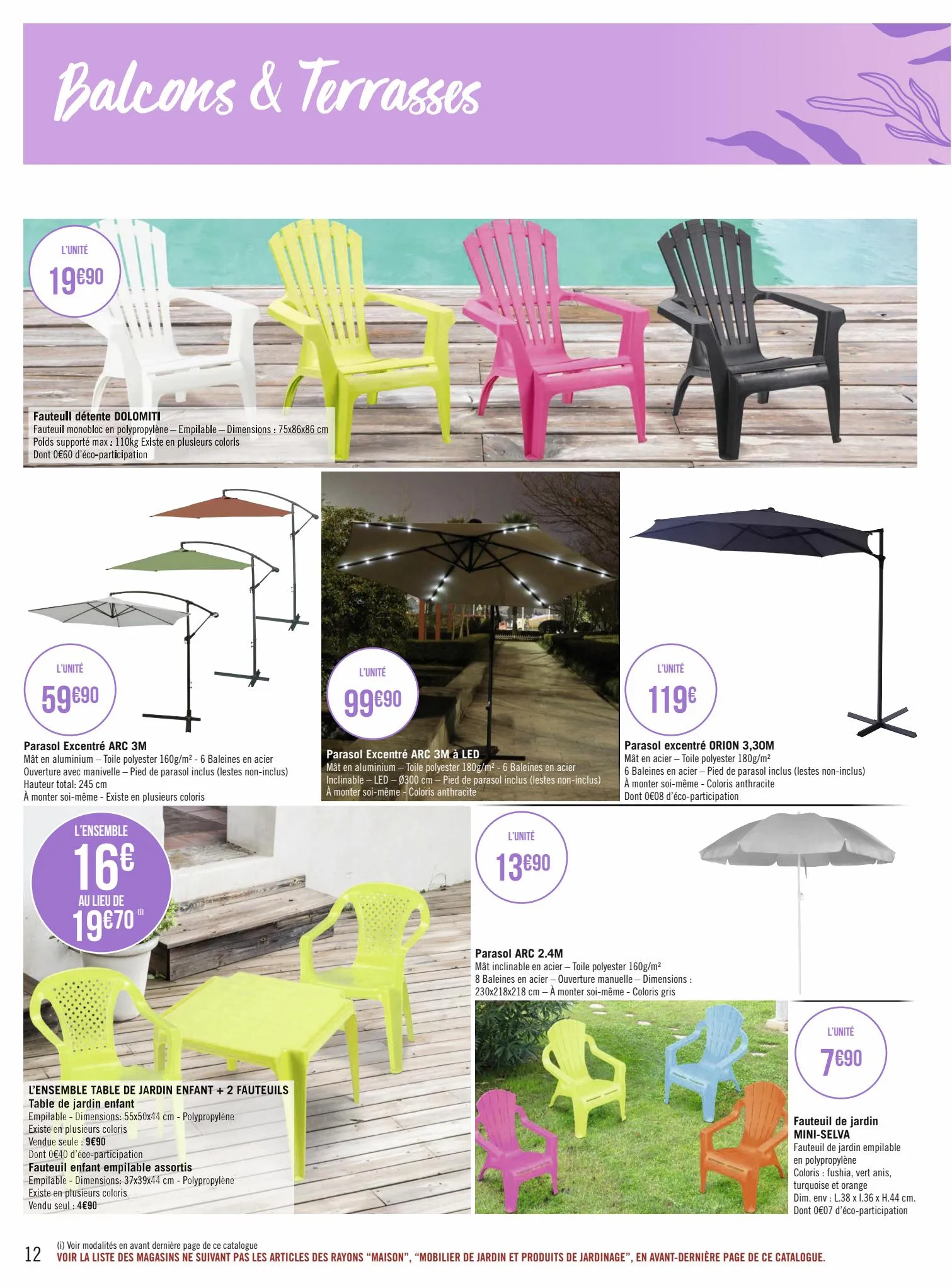 Catalogue Les Belles Inspirations JARDIN, page 00012