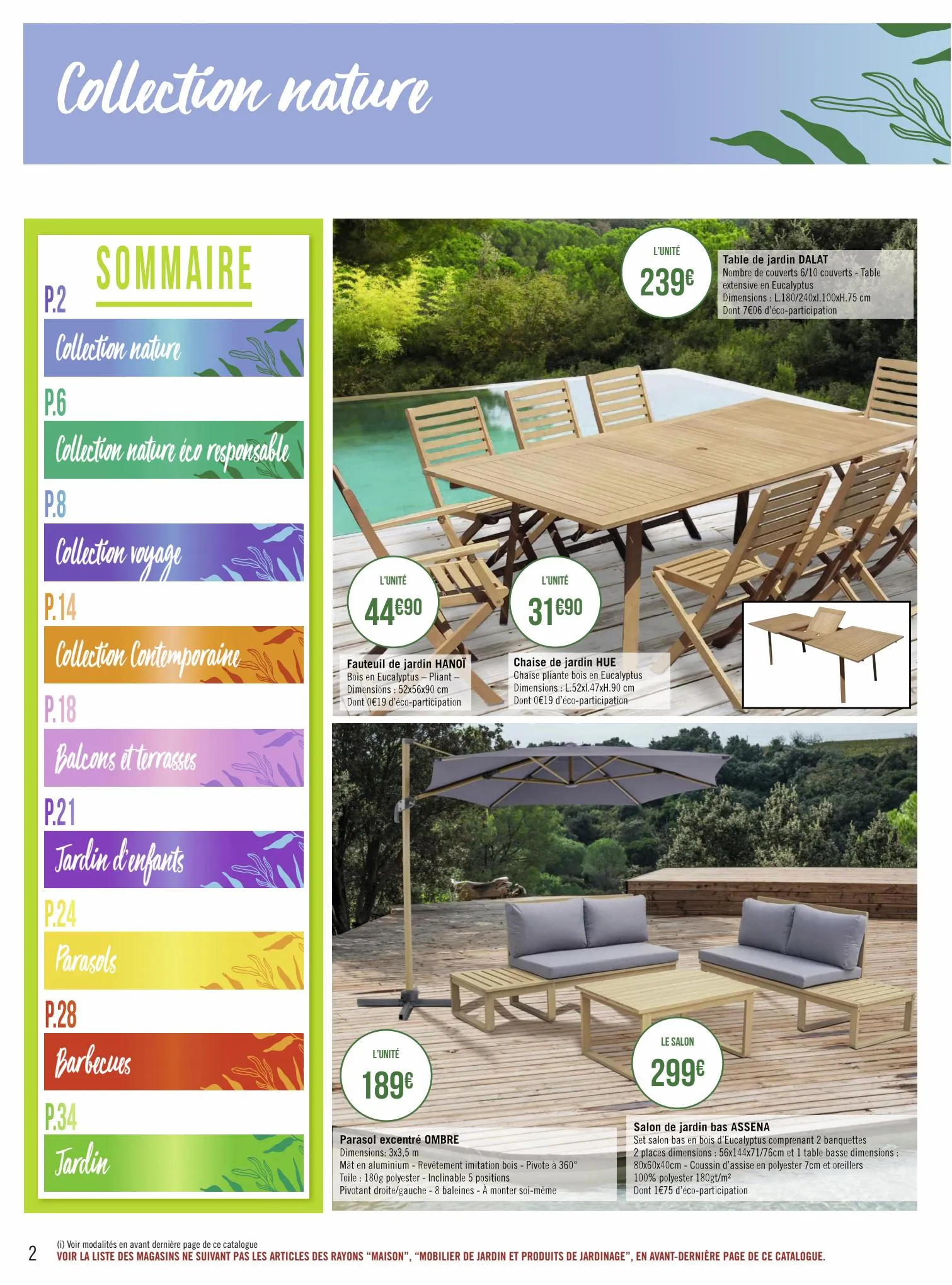 Catalogue Les Belles Inspirations JARDIN, page 00002