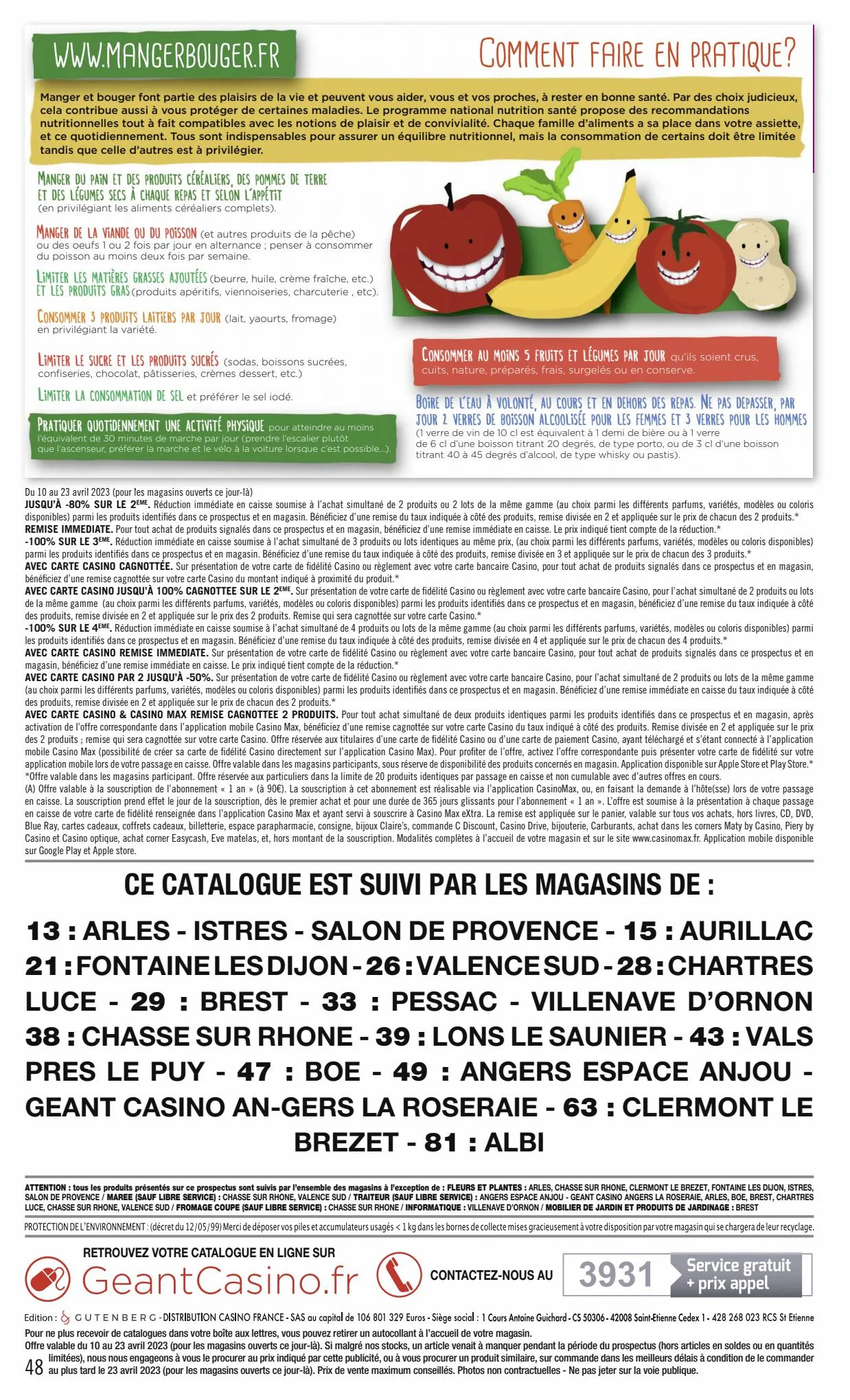 Catalogue Catalogue Géant Casino, page 00048