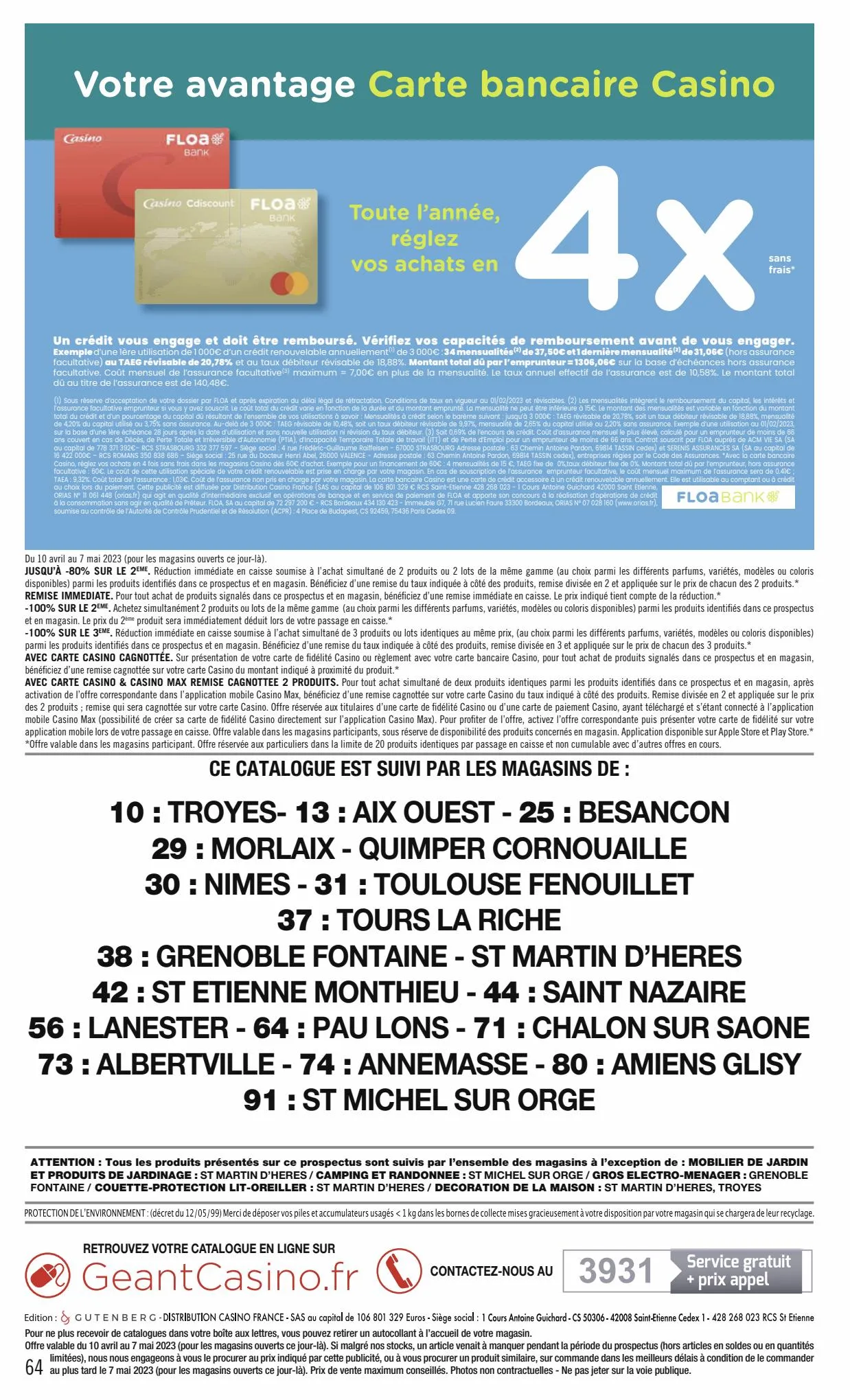 Catalogue Les Belles Inspirations MAISON, page 00064