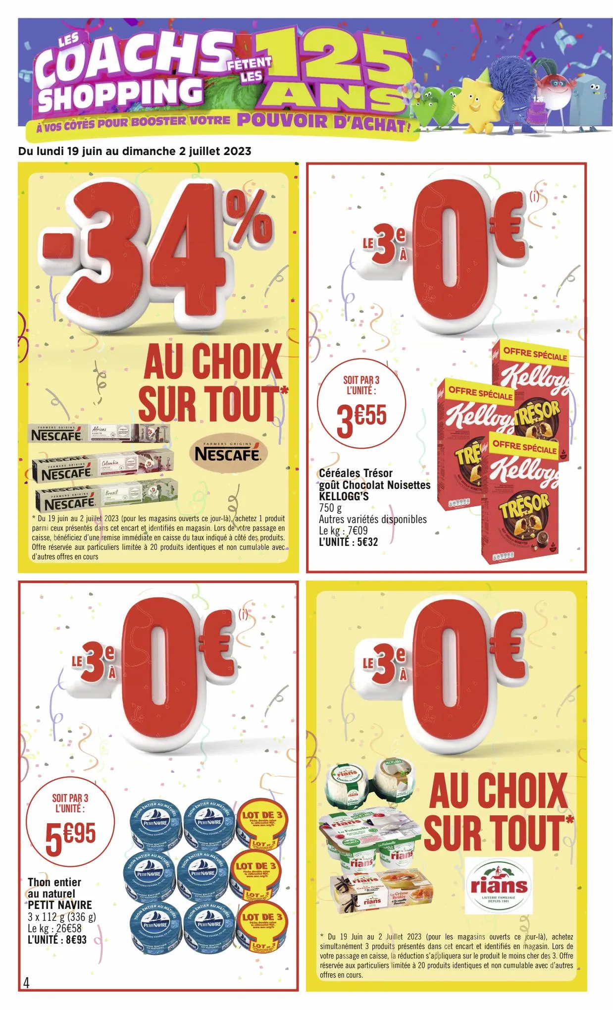 Catalogue LES COACHS SHOPPING, page 00004