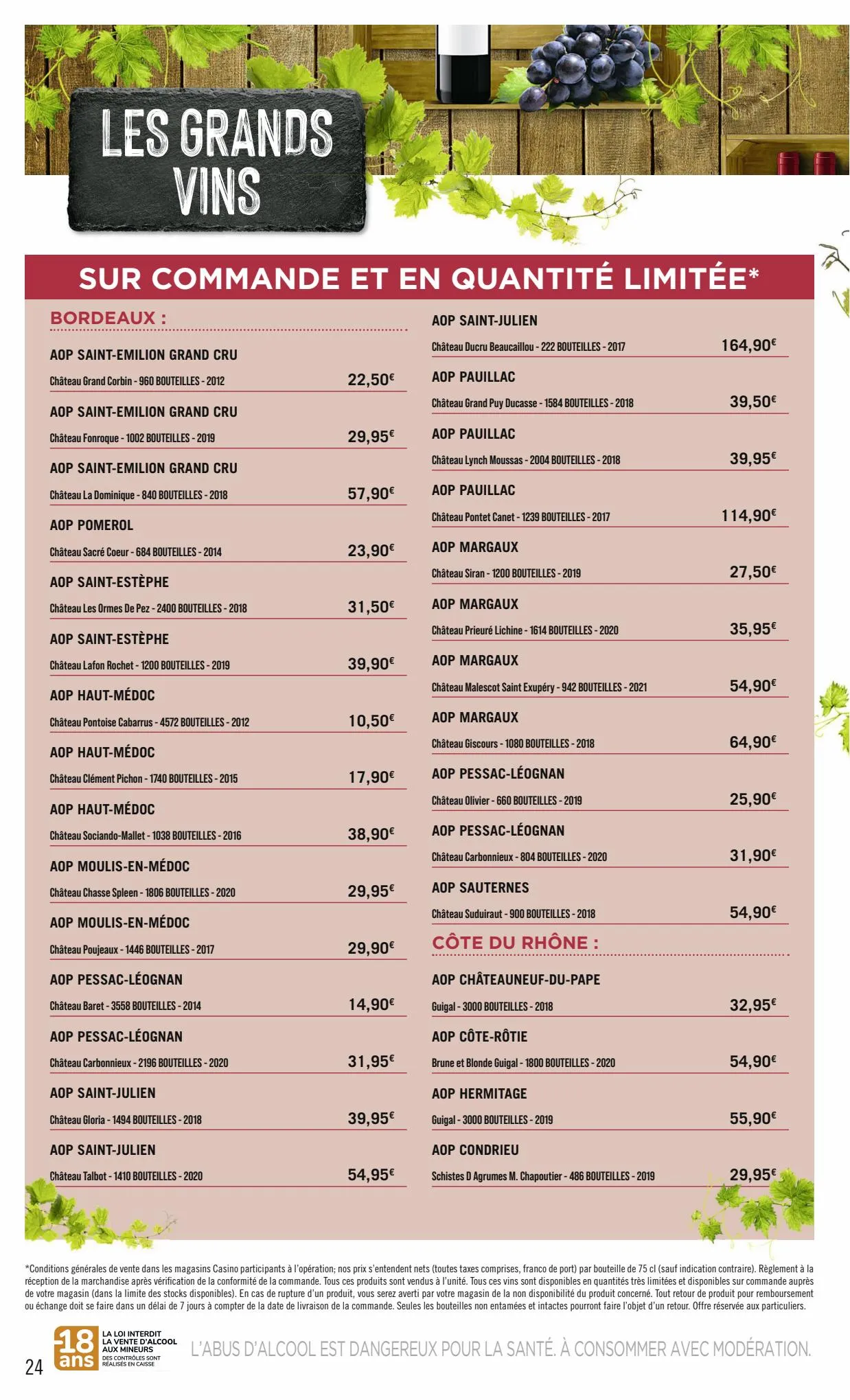 Catalogue FOIRE AUX VINS, page 00024